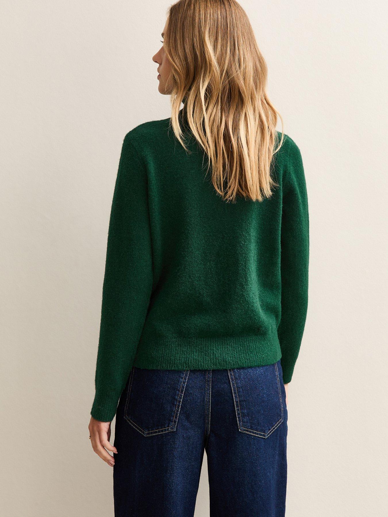 Image 2 of 5 of New Look Dark Green Roll Neck Jumper