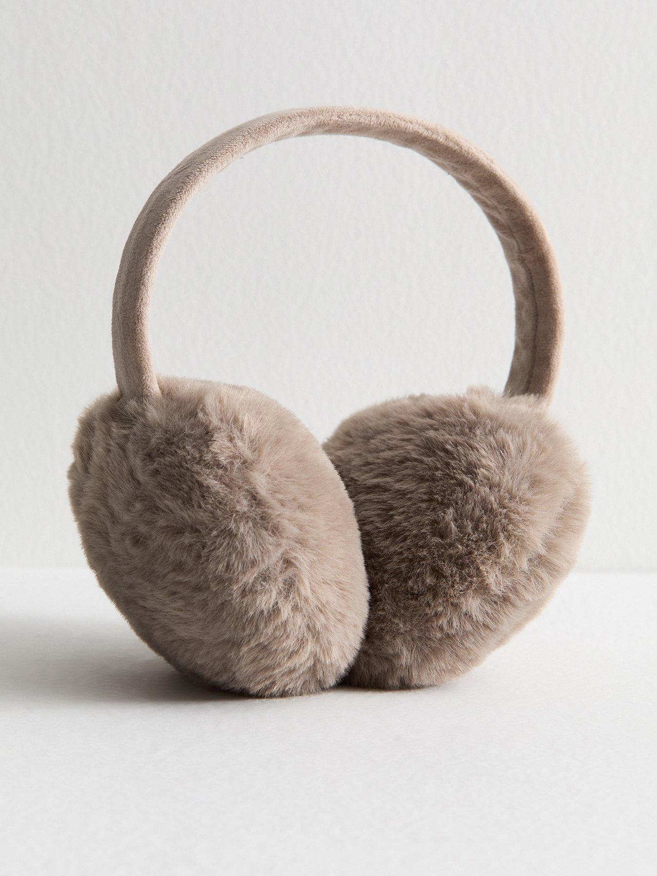 New Look Brown Faux Fur Ear Muffs