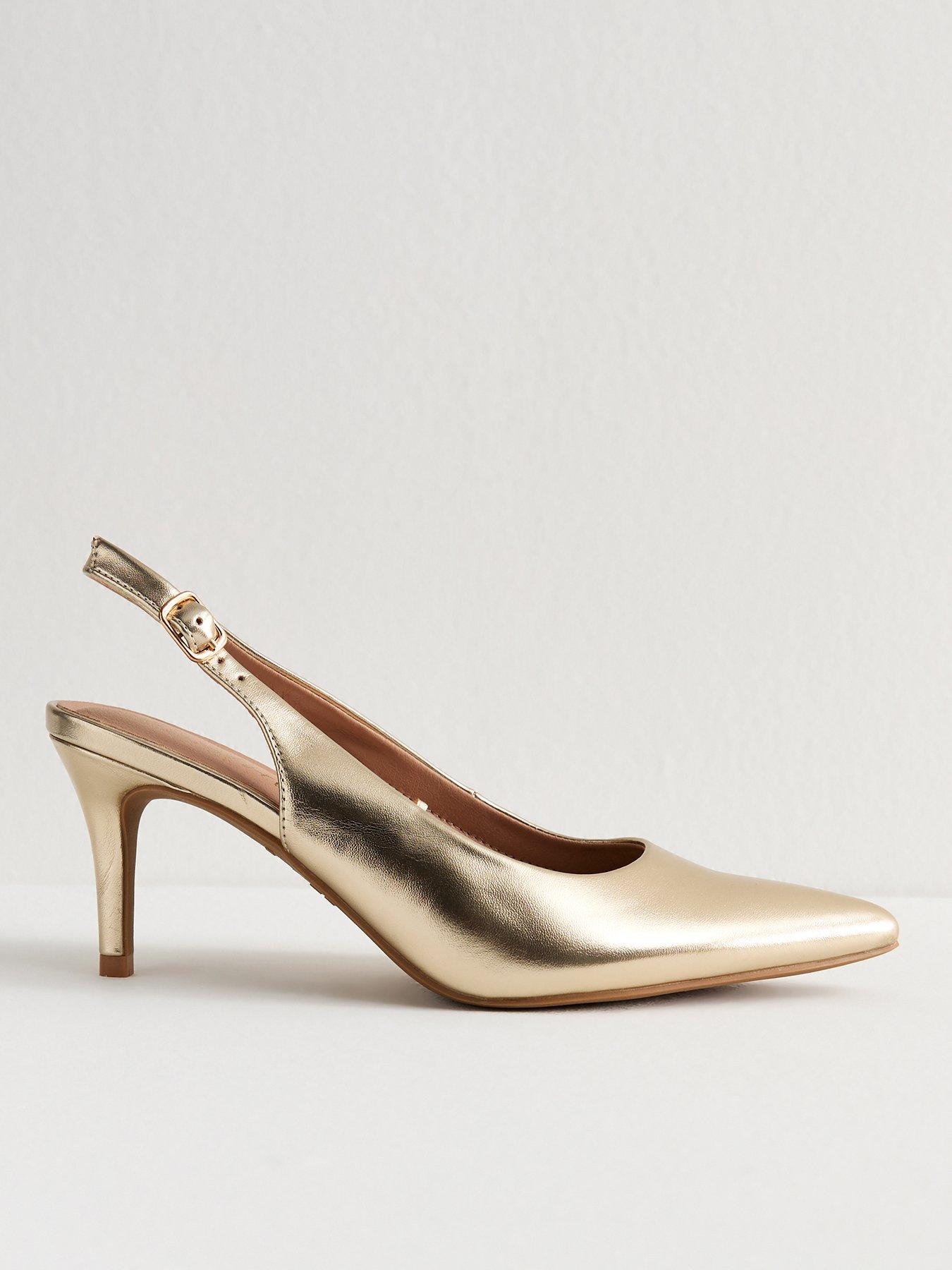 new-look-faux-leather-pointed-slingback-stiletto-heel-court-shoes-gold