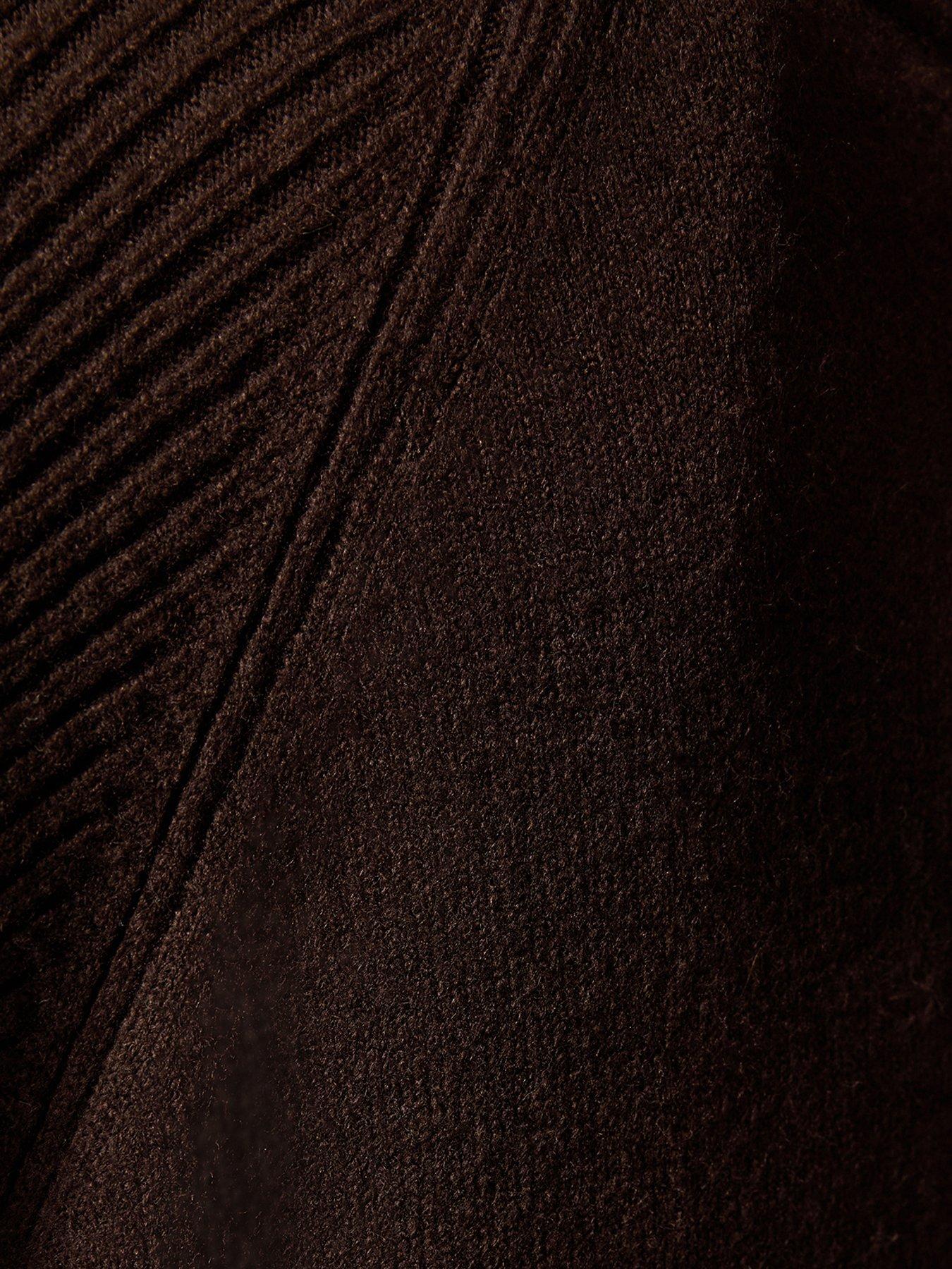 Image 6 of 6 of New Look Dark Brown Rib Roll Neck Jumper