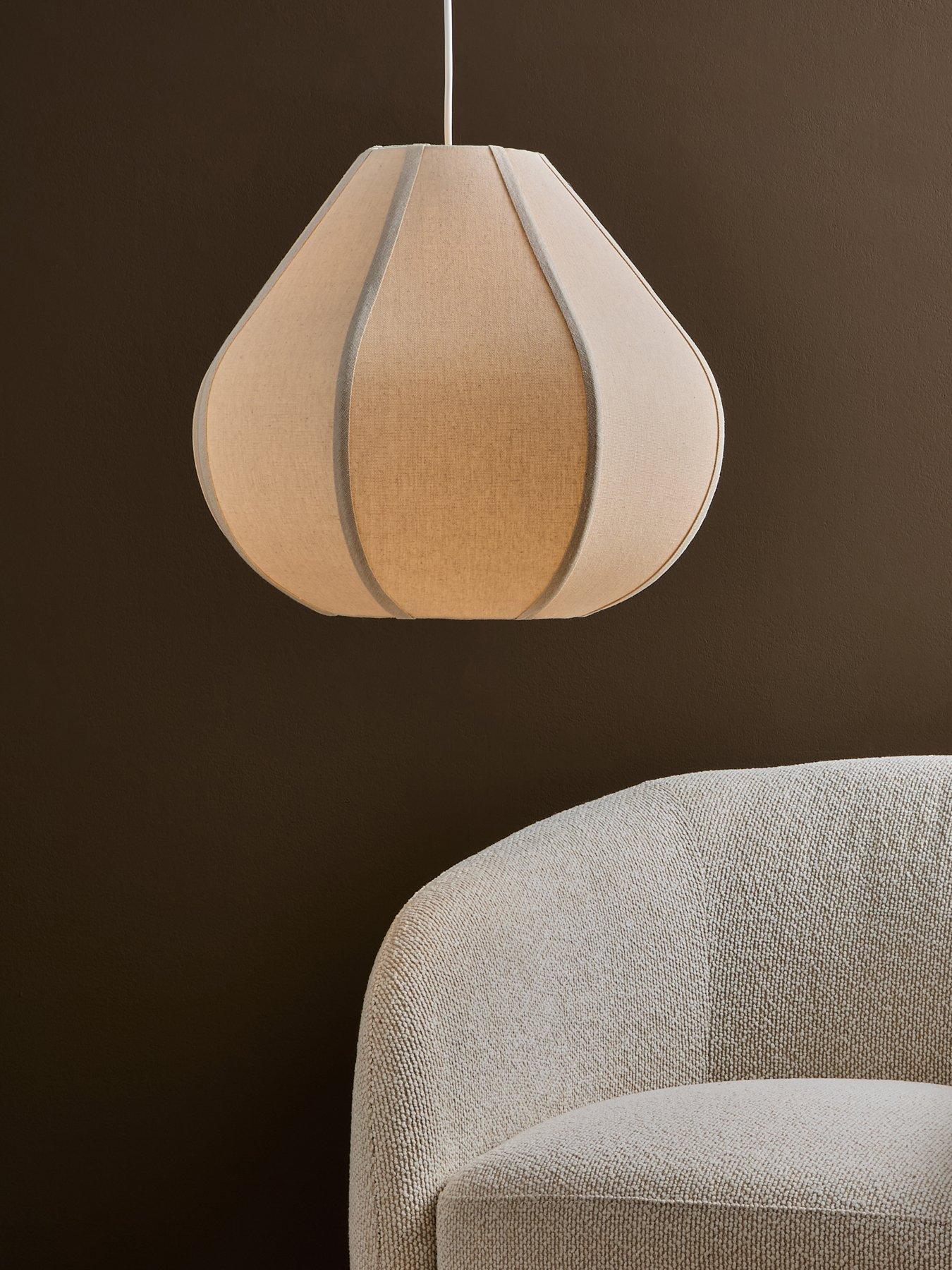 The Very Collection Tear Drop Linen Wire Frame Easy Fit