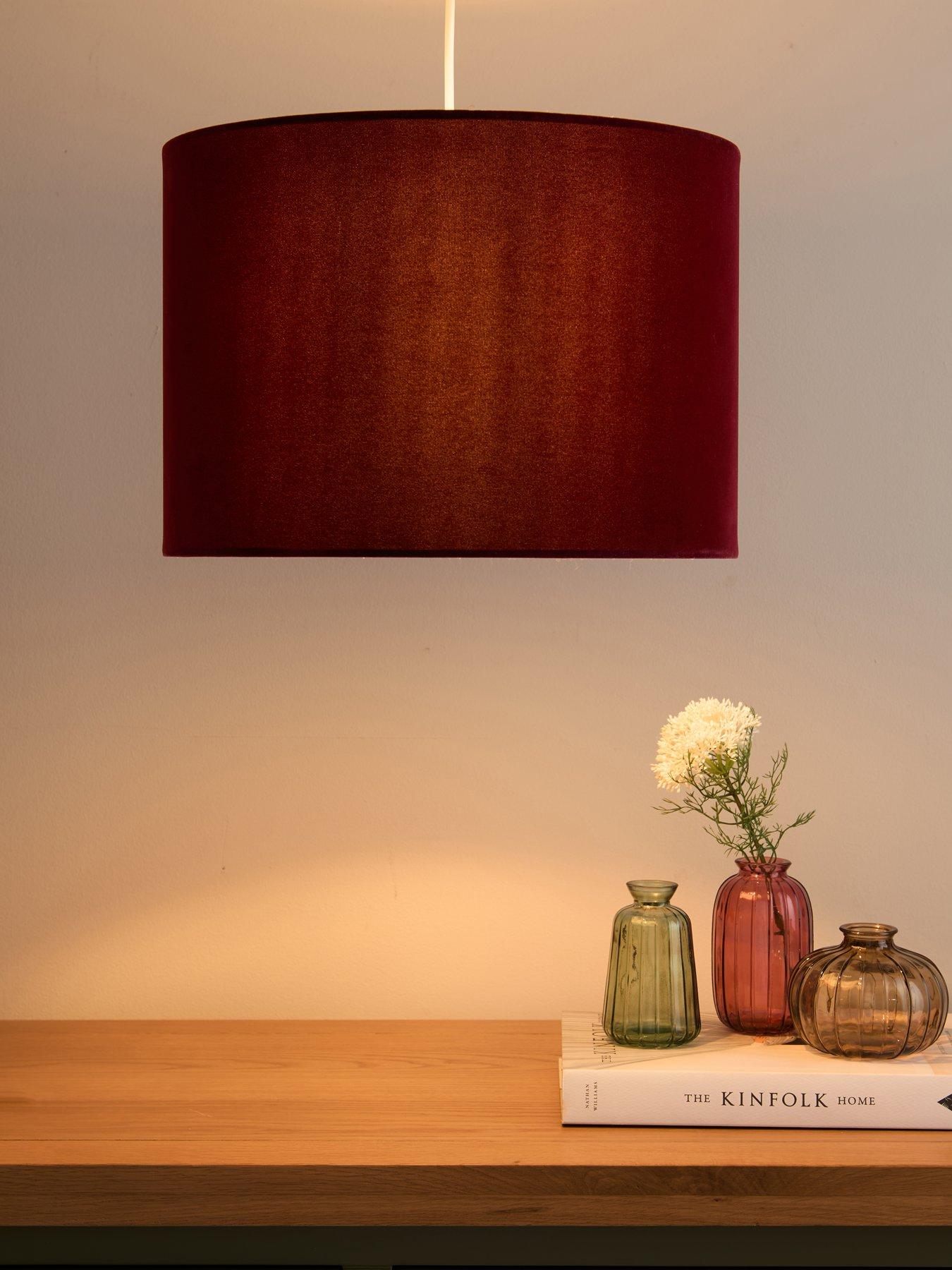 The Very Collection Langley Velvet Easy Fit Shade 35cm