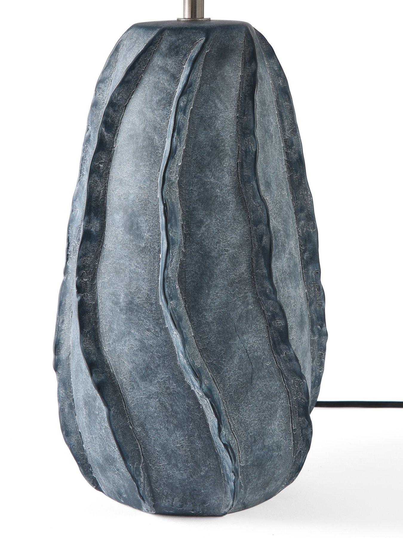  image of the-very-collection-blue-wave-ceramic-table-lamp