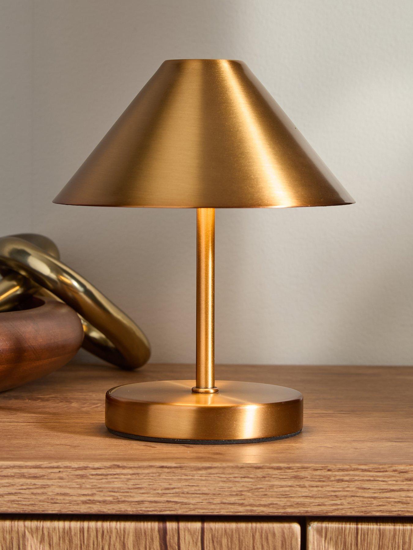The Very Collection Petite Bronze Re-chargable Table Lamp