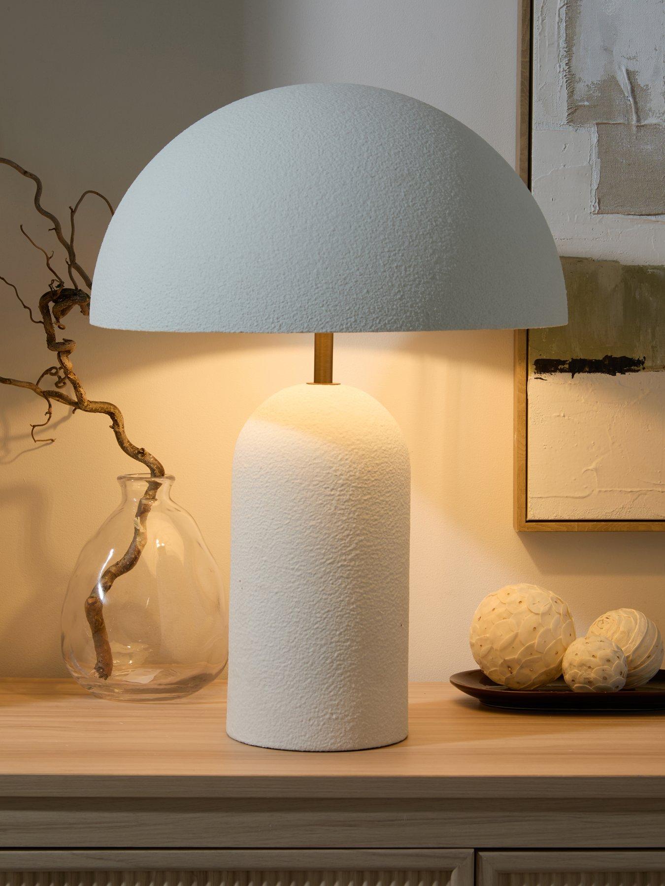 Michelle Keegan Home Textured Metal Dome Table Lamp