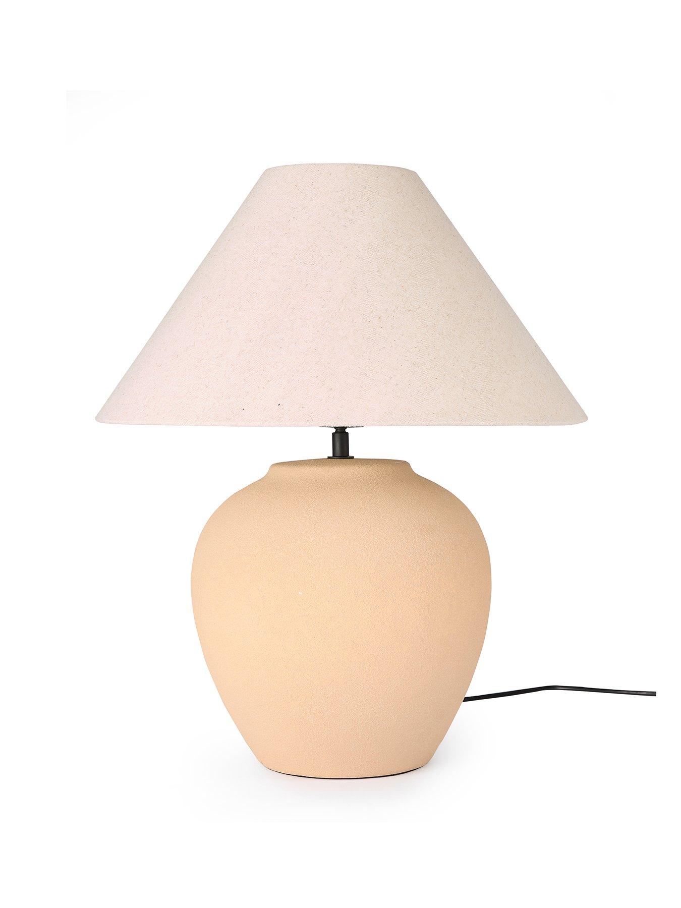  image of the-very-collection-large-ceramic-table-lamp-clay