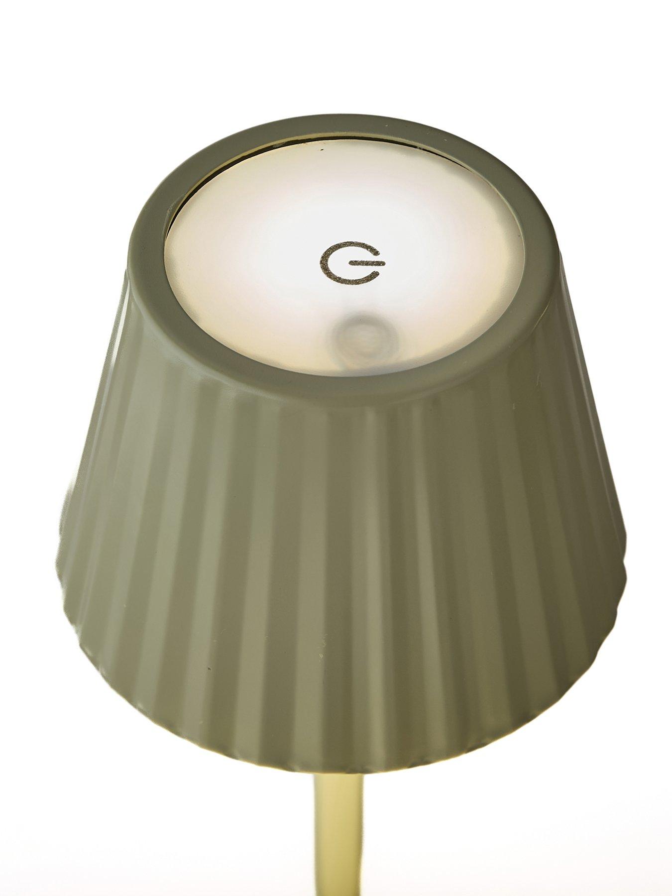  image of the-very-collection-rechargeable-table-lamp-with-ribbed-shade
