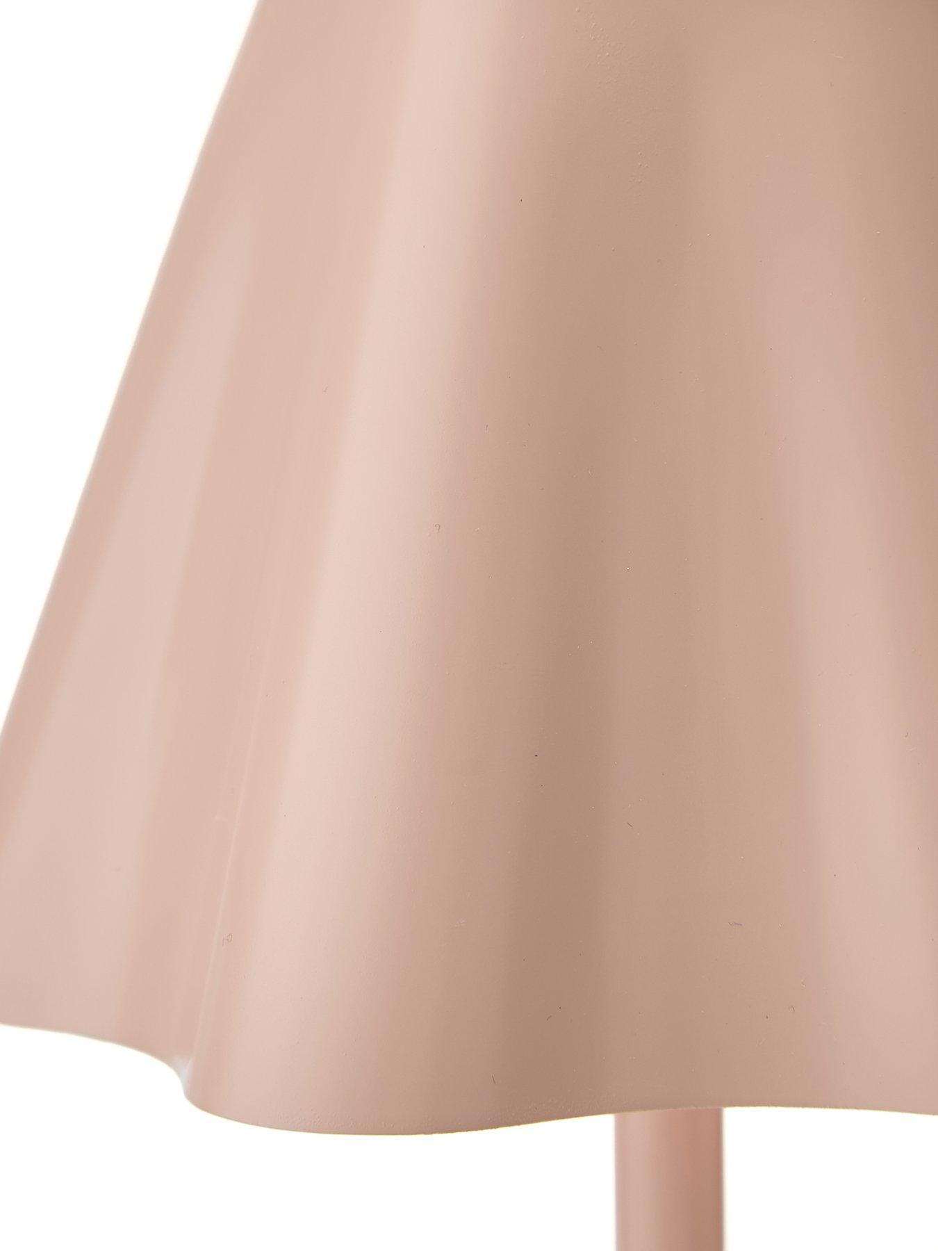 Image 4 of 6 of The Very Collection Rechargeable Table Lamp With Fluted Shade