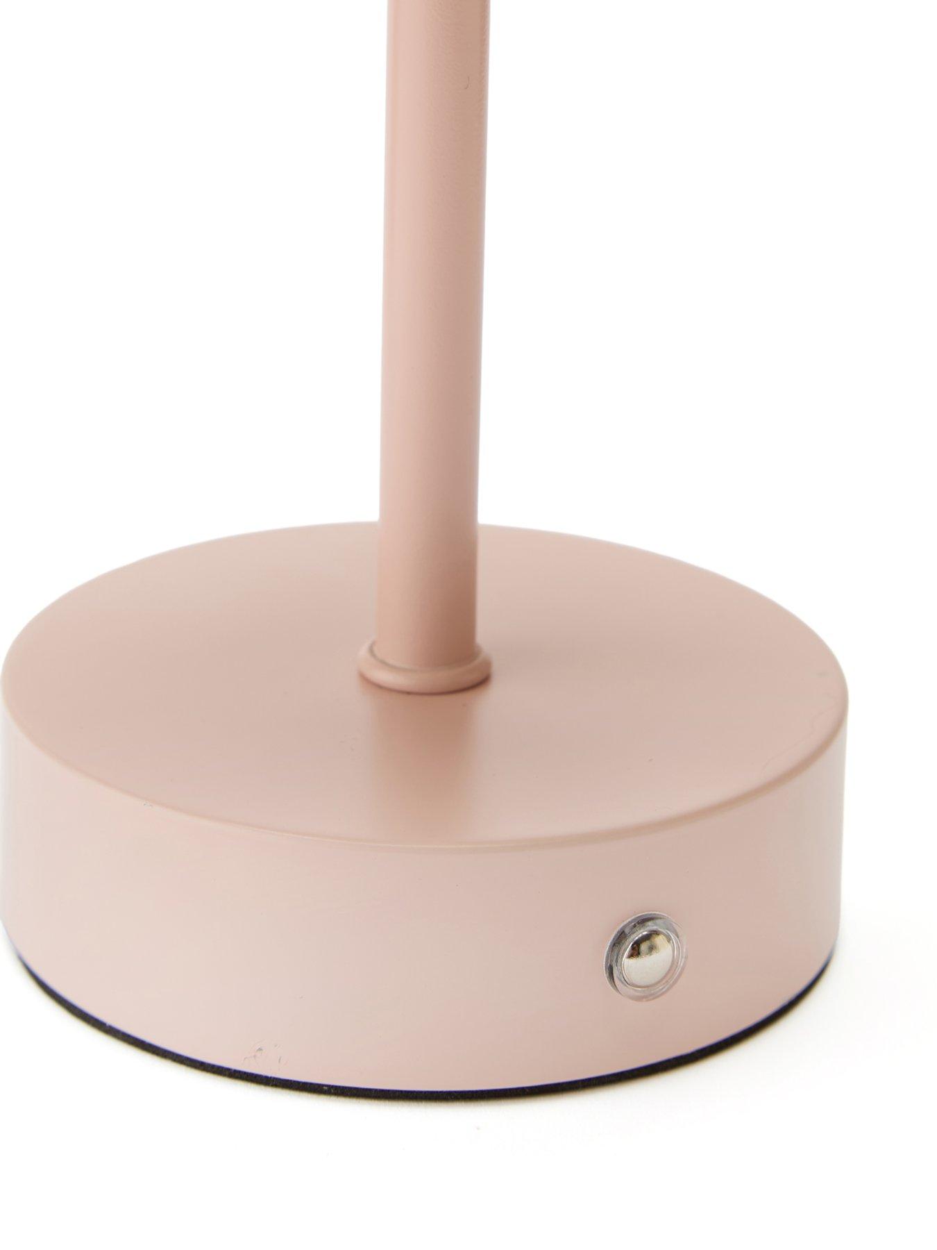 Image 5 of 6 of The Very Collection Rechargeable Table Lamp With Fluted Shade