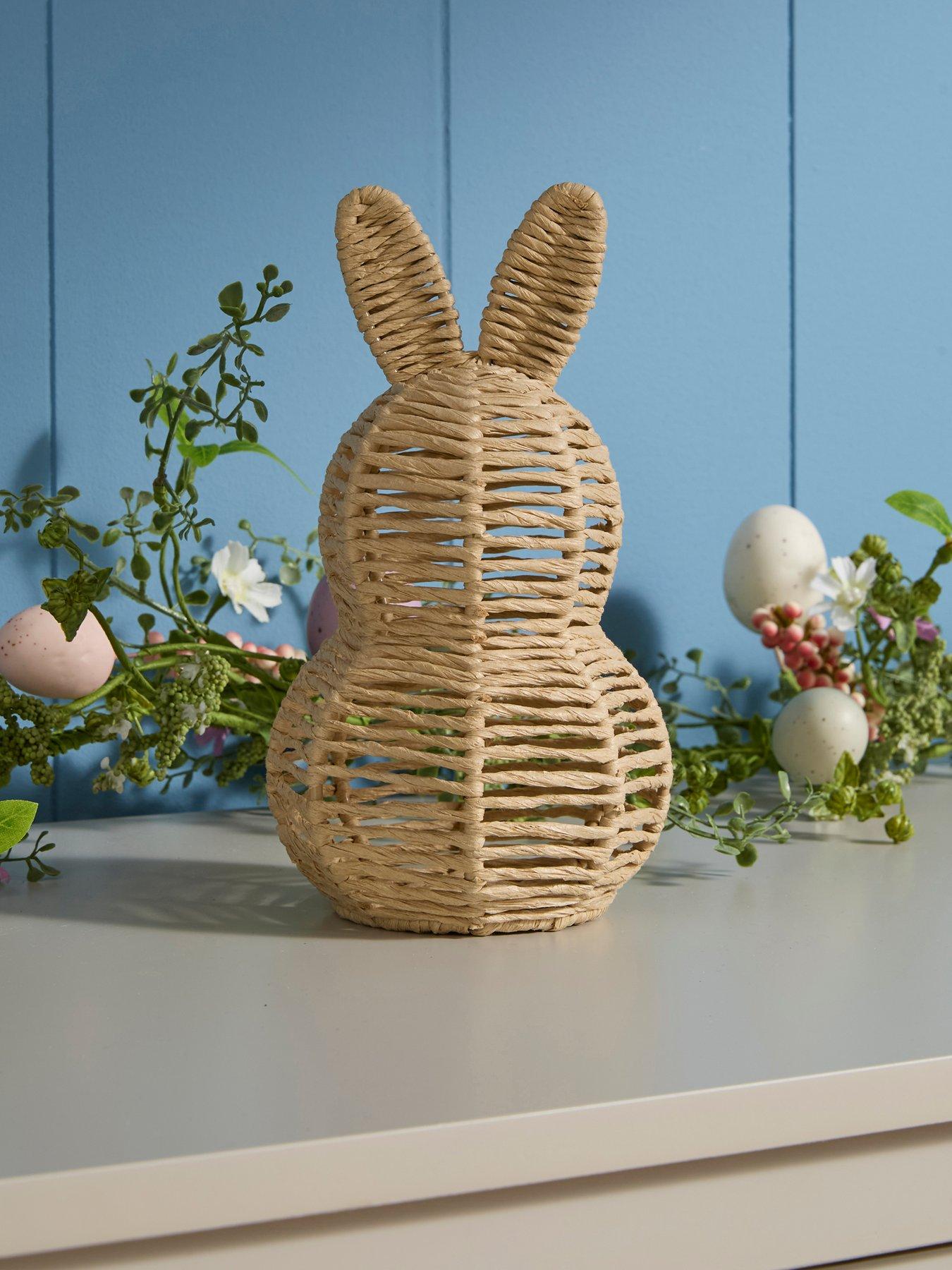 The Very Collection Natural Woven Rabbit