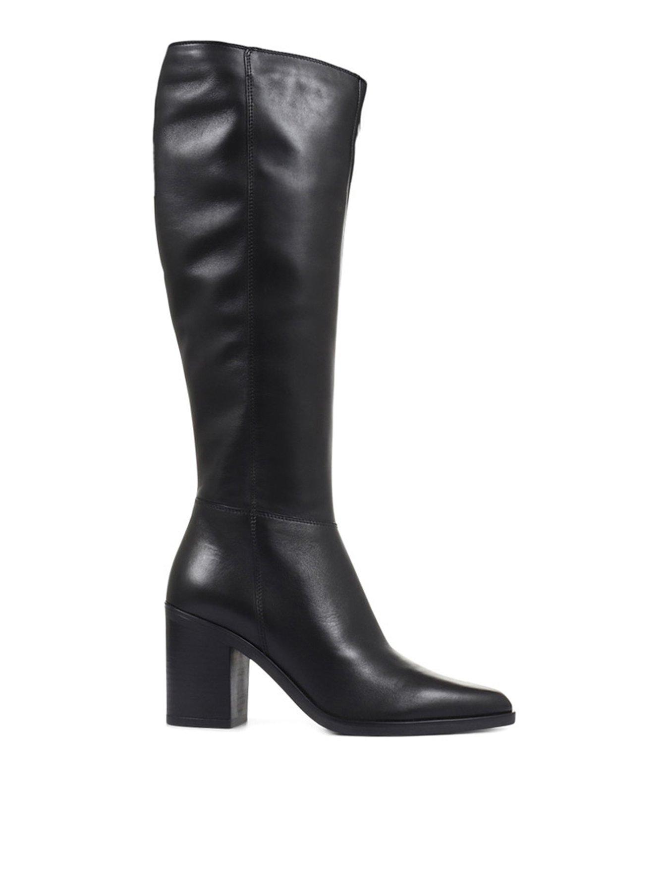  image of jones-bootmaker-cagliari-medium-calf-width-knee-high-boot-black