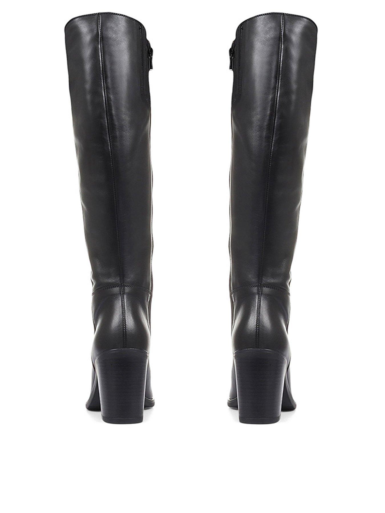  image of jones-bootmaker-cagliari-medium-calf-width-knee-high-boot-black