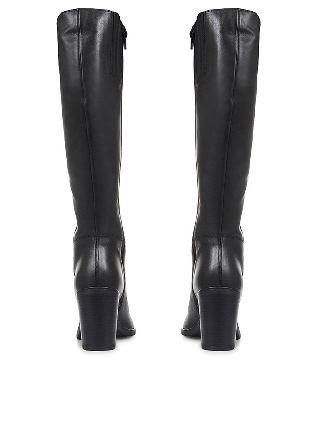  image of jones-bootmaker-cagliari-small-calf-width-knee-high-boot-black