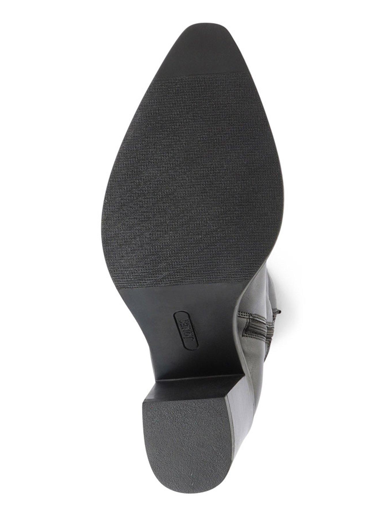  image of jones-bootmaker-cagliari-small-calf-width-knee-high-boot-black