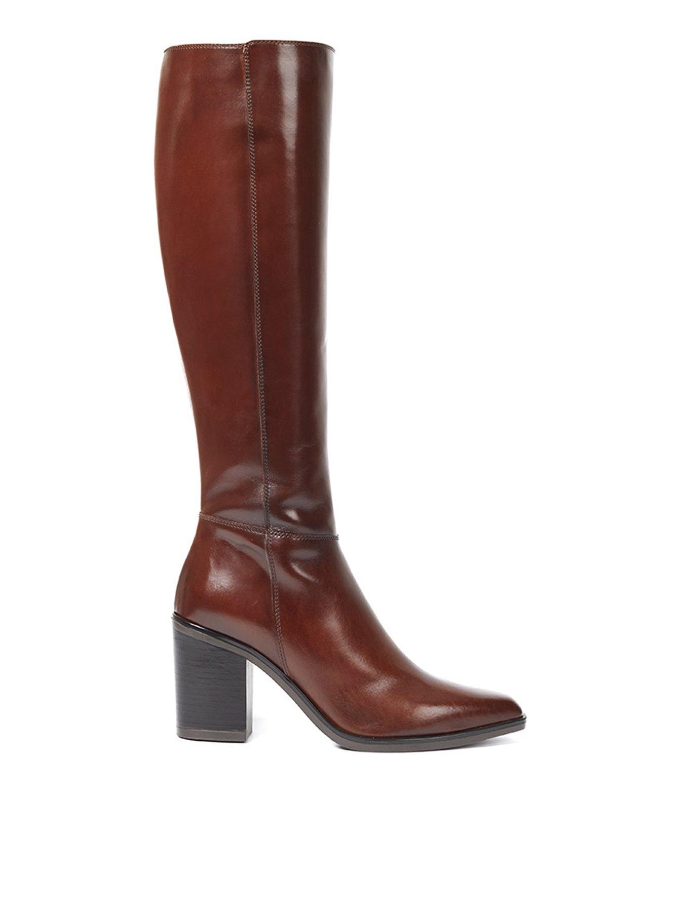 Jones Bootmaker Cagliari Small Calf Width Knee High Boot - Brown