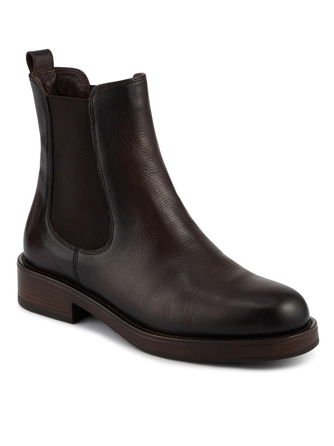 Image 2 of 6 of Jones Bootmaker Moxie Leather Chelsea Boot - Dark Brown