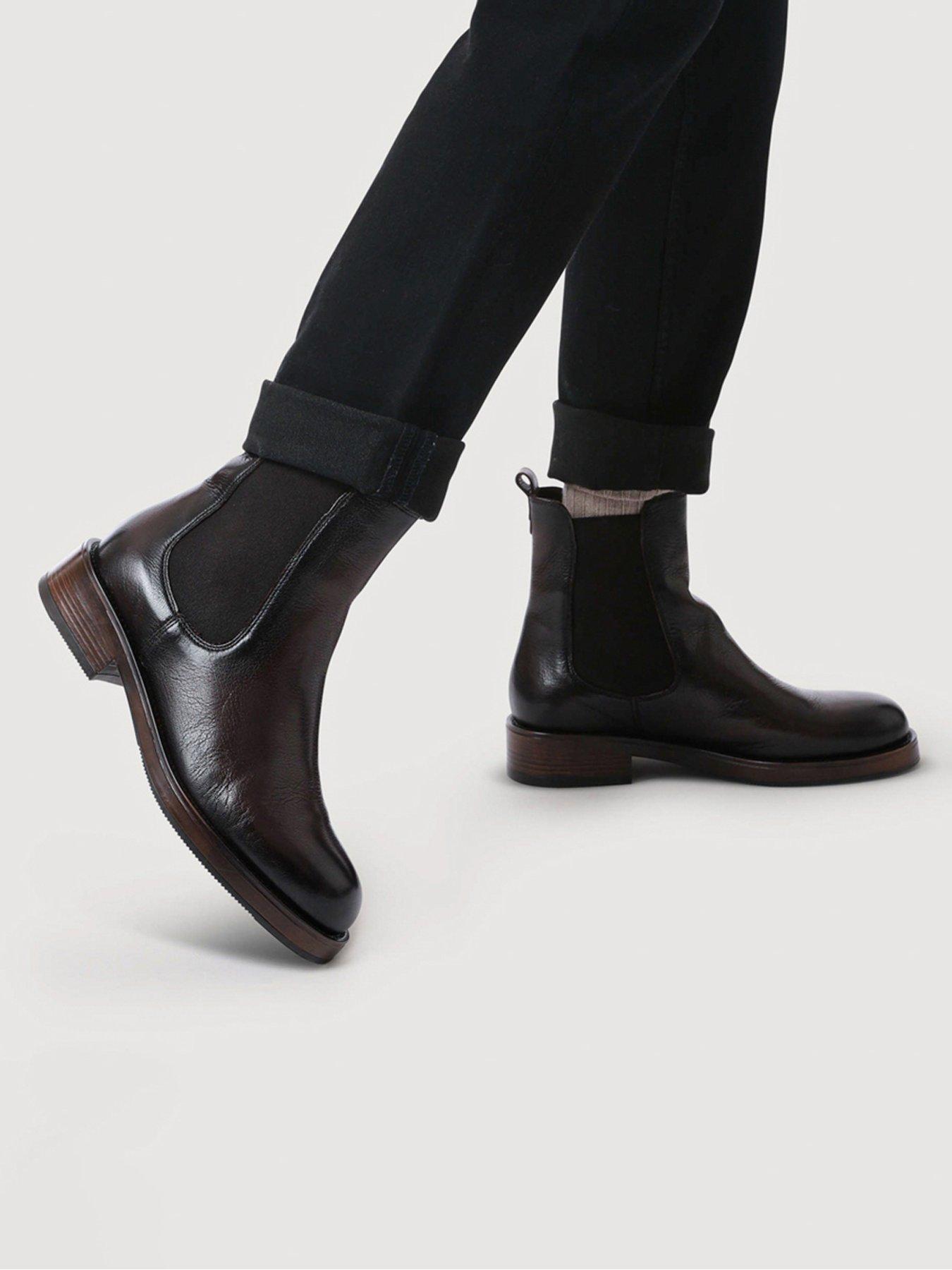 Image 6 of 6 of Jones Bootmaker Moxie Leather Chelsea Boot - Dark Brown
