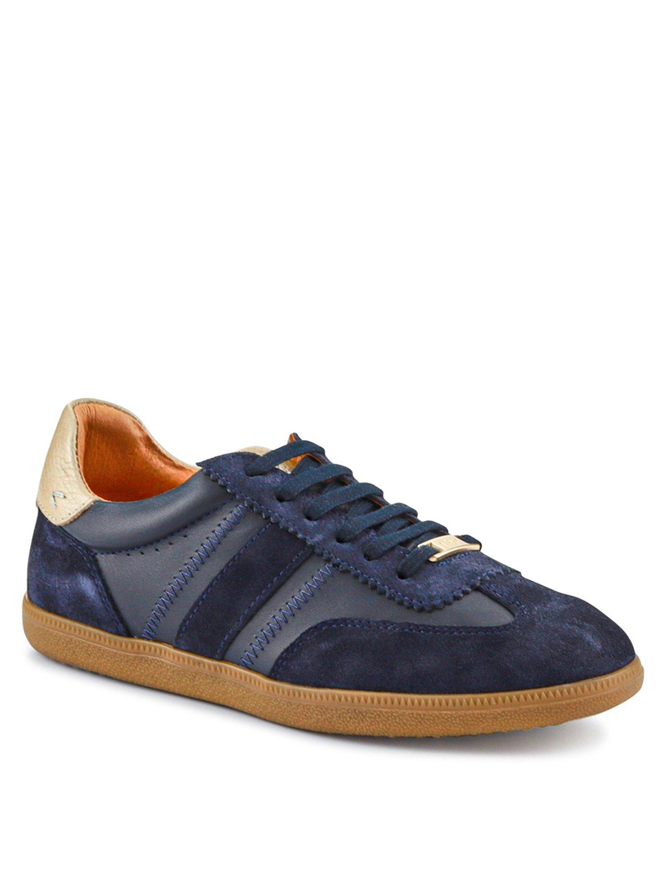  image of jones-bootmaker-artea-textile-trainer-navy