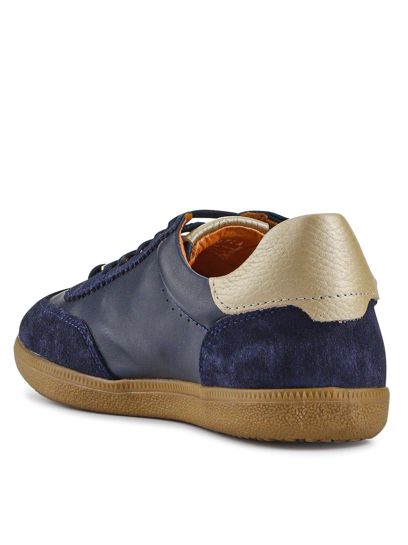 image of jones-bootmaker-artea-textile-trainer-navy