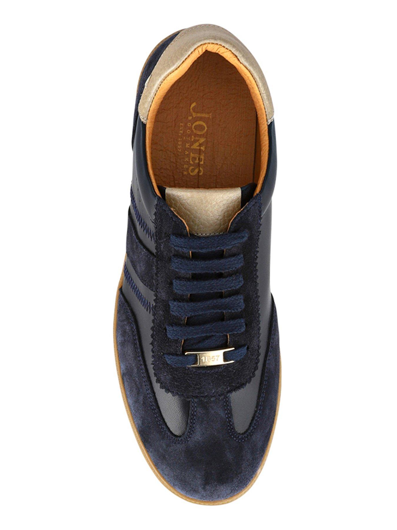  image of jones-bootmaker-artea-textile-trainer-navy