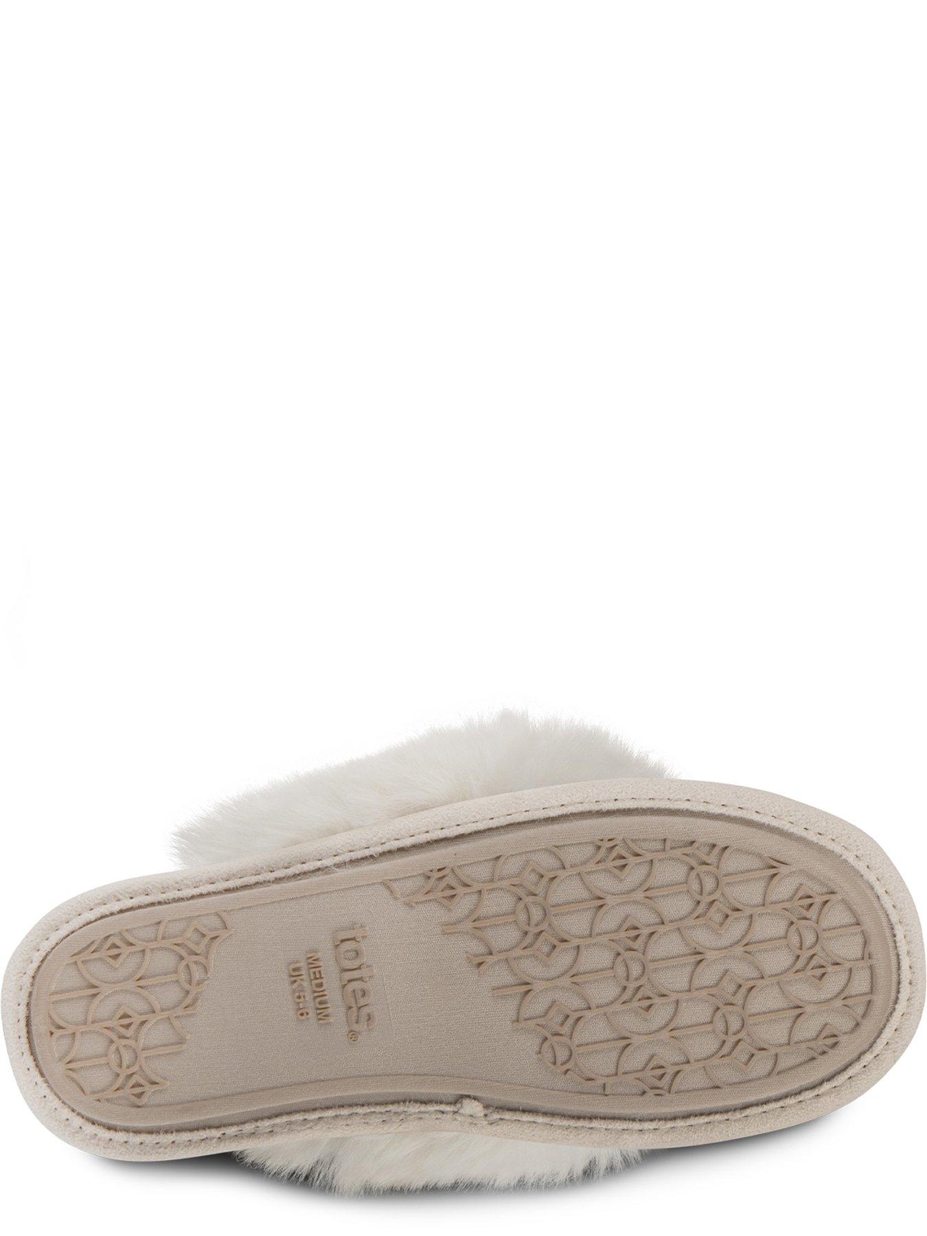 Image 3 of 5 of TOTES Toasties Ladies Fair Isle Knit Mule Slippers - Blue