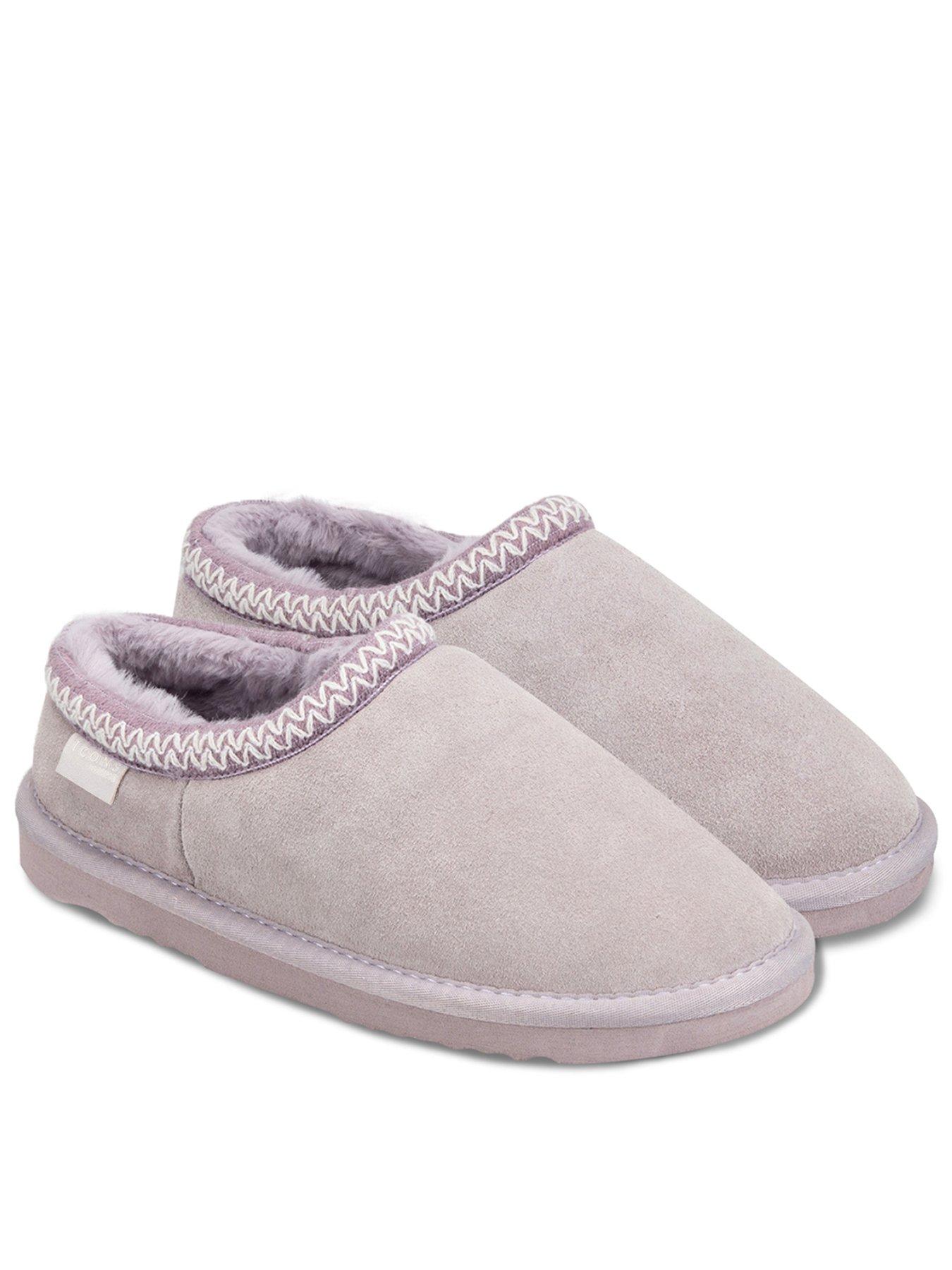 undefined Toasties Ladies Icons Microsuede Shoot Slippers - Lilac