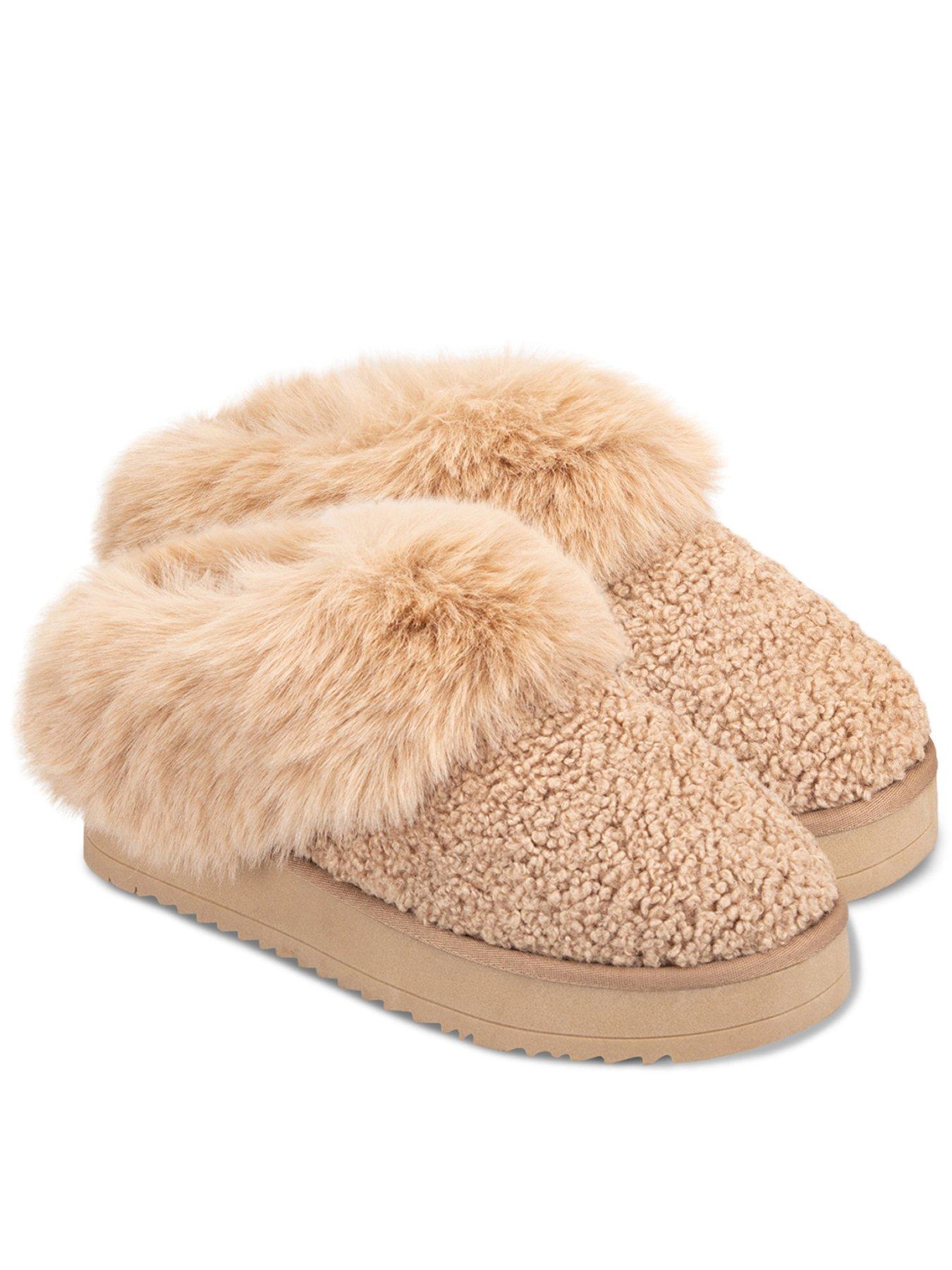 undefined Toasties Ladies Icons Textured Mule With Chunky Sole - Camel