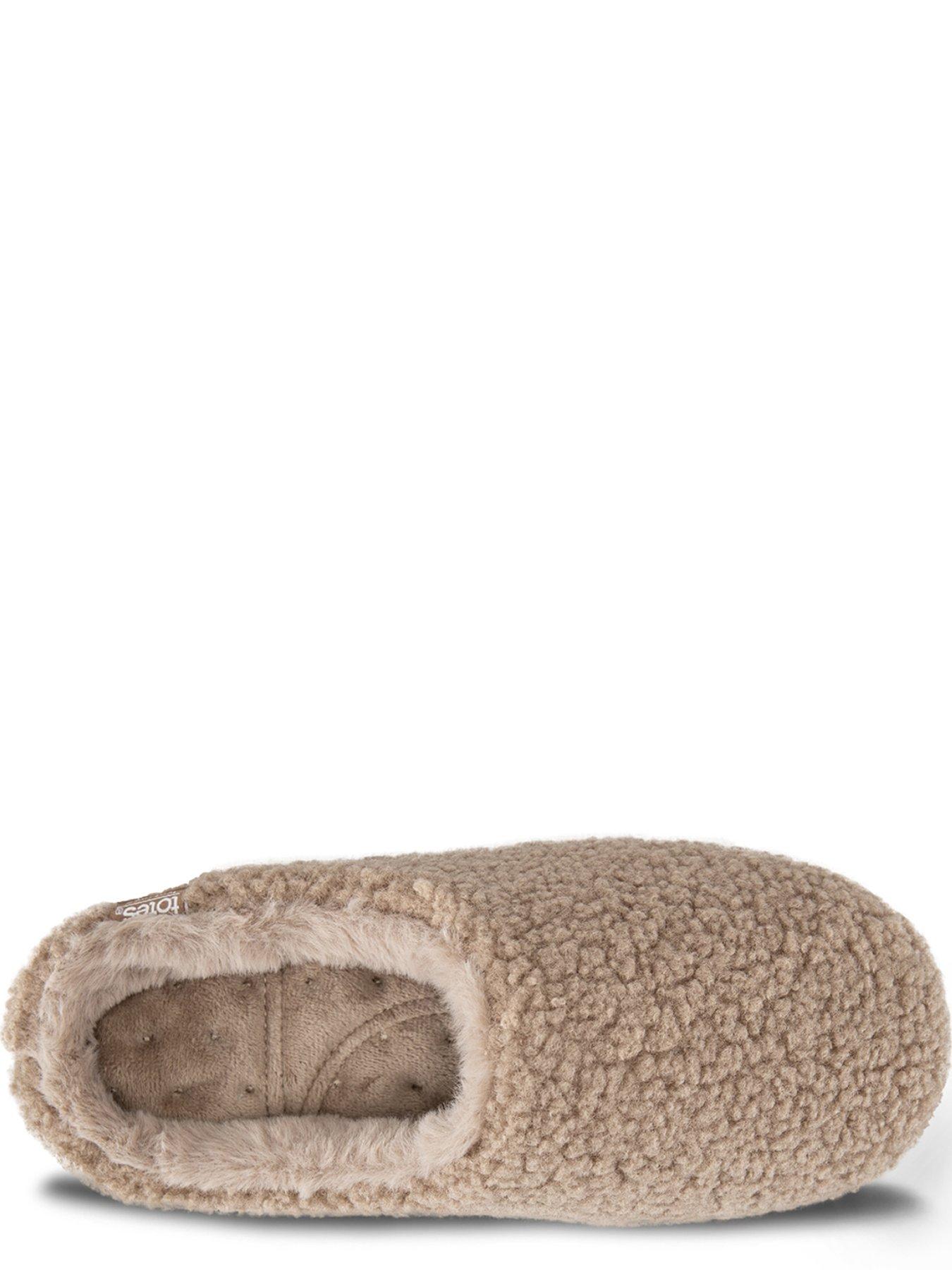Image 2 of 4 of Totes Isotoner Isotoner Ladies Borg Swept Back Mule - Mink