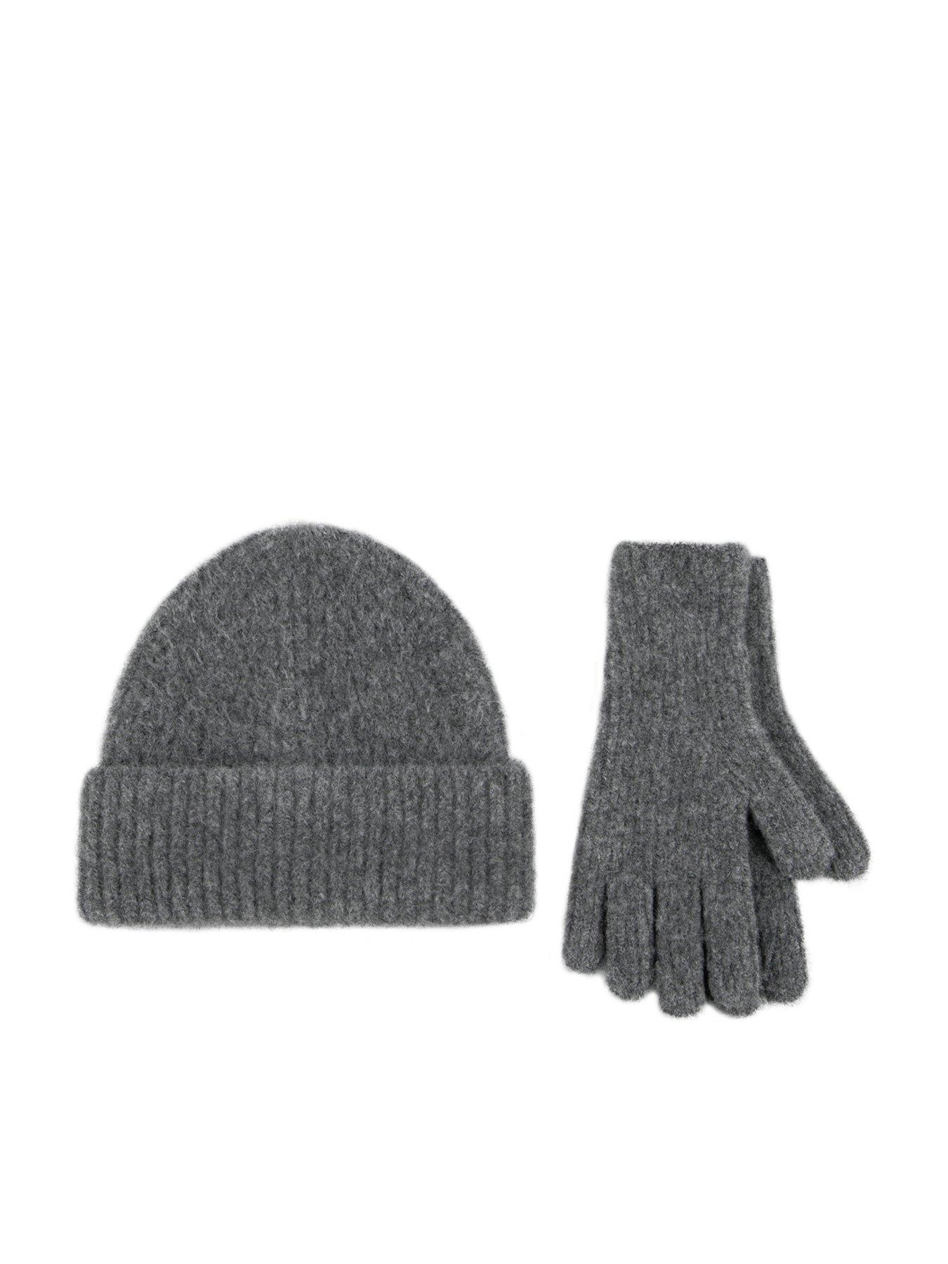 totes-toasties-ladies-knitted-hat-amp-glove-gift-set-charcoal