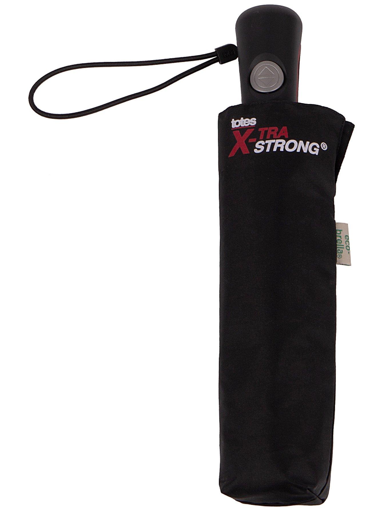 Image 3 of 4 of TOTES Xtra-strong  Auto Open / Close - Plain Black - Black