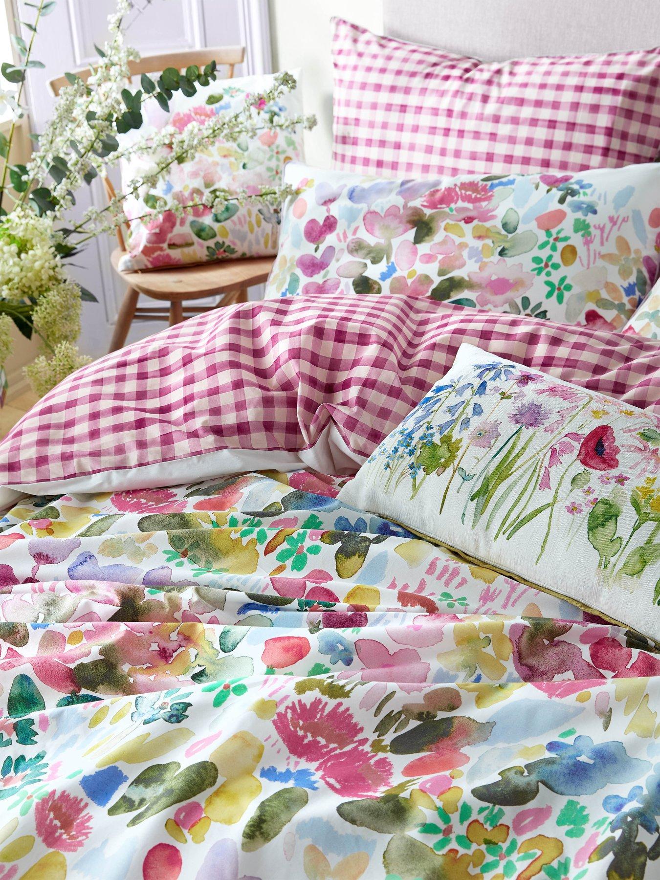  image of bluebellgray-flora-100-cotton-quilt-set