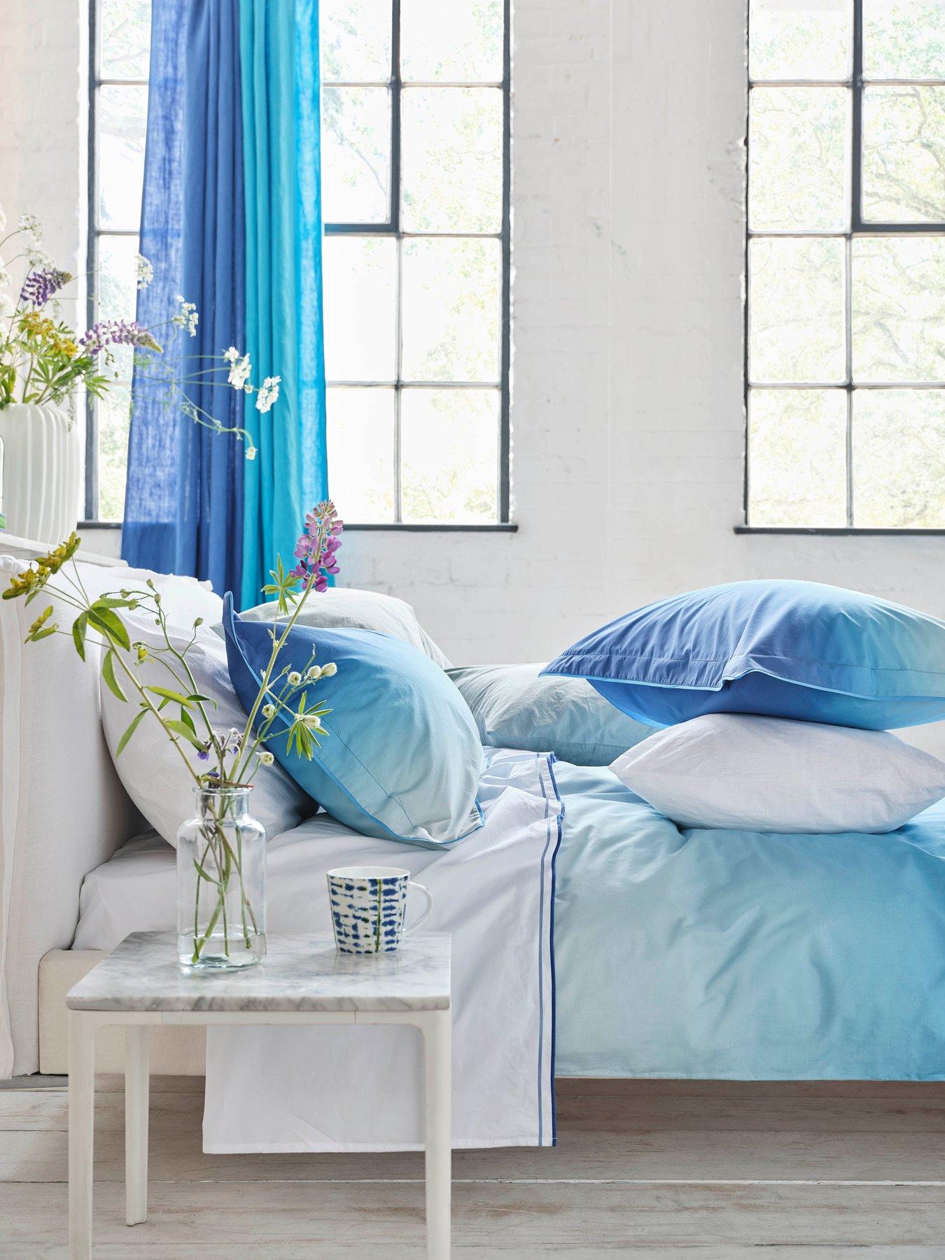 designers-guild-astor-100-cotton-flat-sheet-cobalt-blue