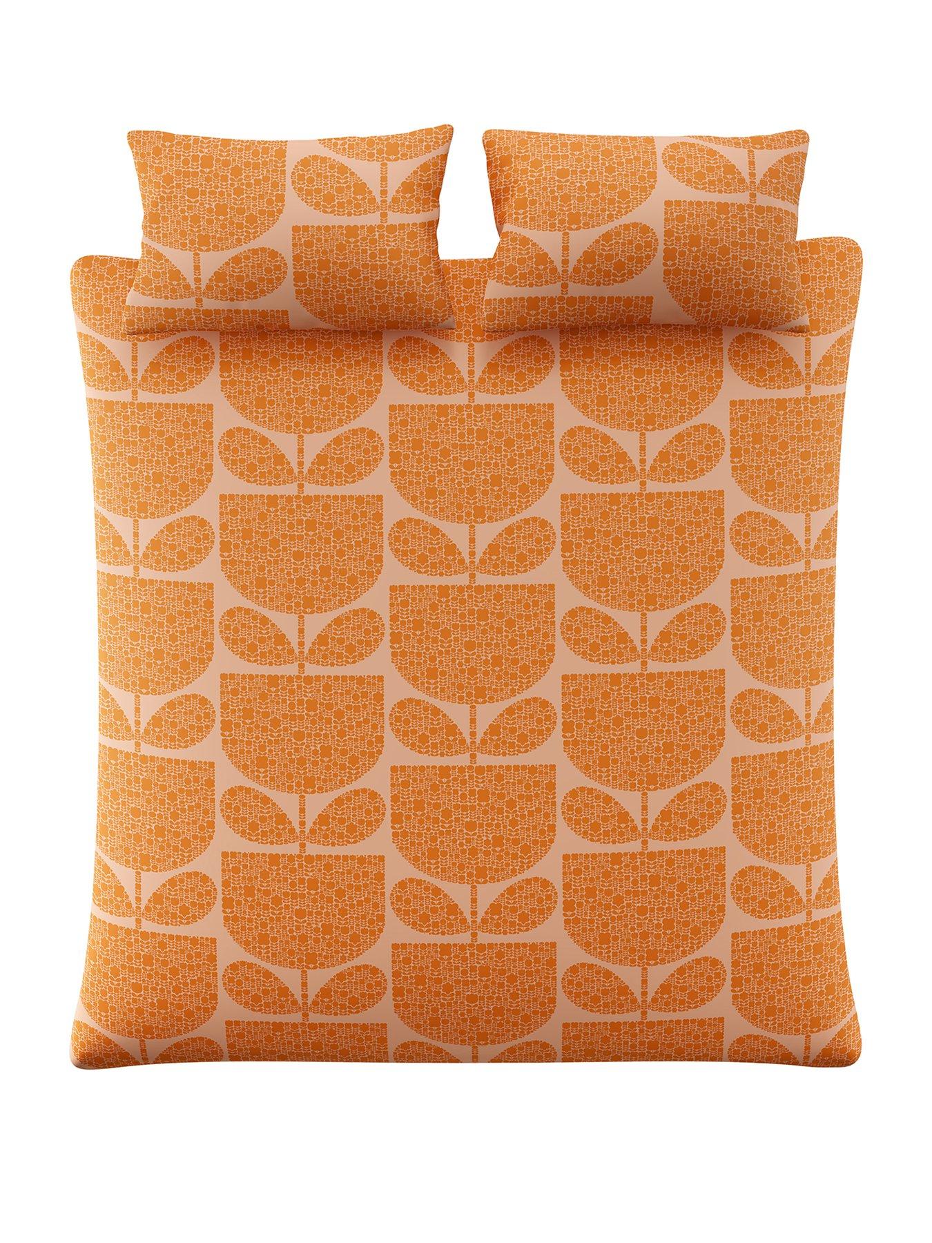 Image 2 of 4 of Orla Kiely Block Garden 100% Cotton Super King Quilt Set 260cm X 220cm