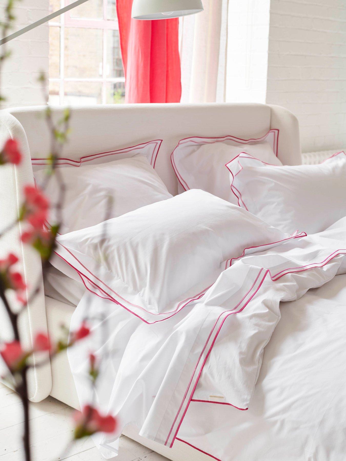 designers-guild-astor-100-cotton-flat-sheet-fuchsia-pink