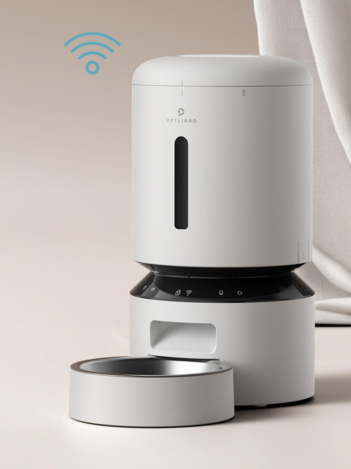 Image 1 of 5 of Petlibro Granary Wifi Feeder 5L White-UK&EU Adapter (APP: PETLIBRO LITE)