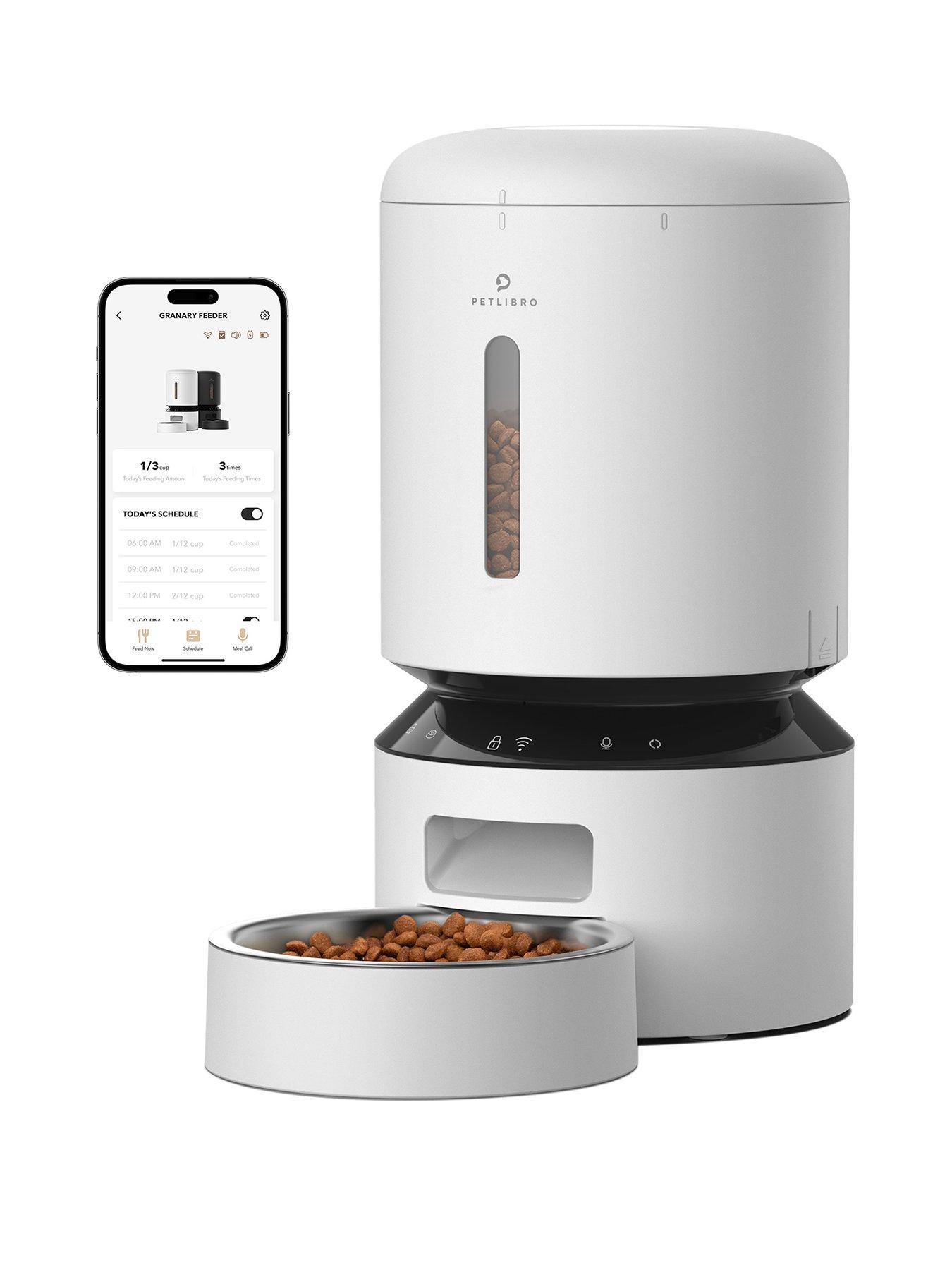 Image 2 of 5 of Petlibro Granary Wifi Feeder 5L White-UK&EU Adapter (APP: PETLIBRO LITE)