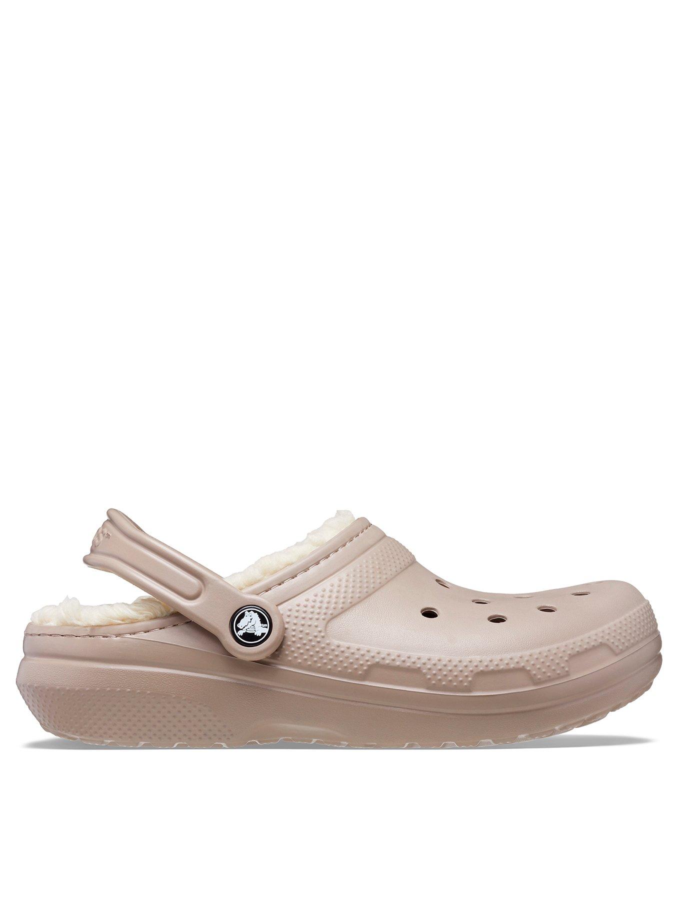  image of crocs-classic-lined-clog--mushroombone