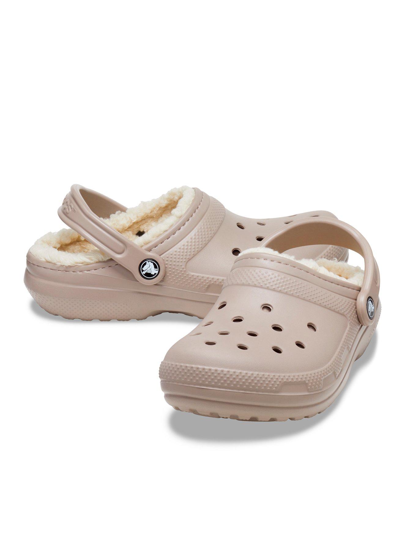  image of crocs-classic-lined-clog--mushroombone