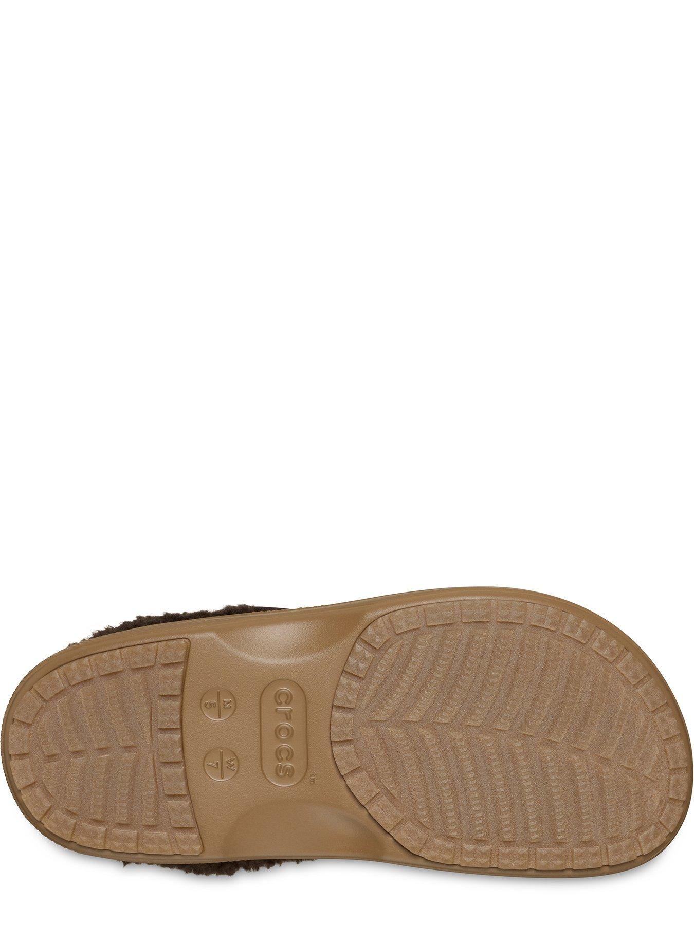  image of crocs-classic-lined-shorty-sepia-brown