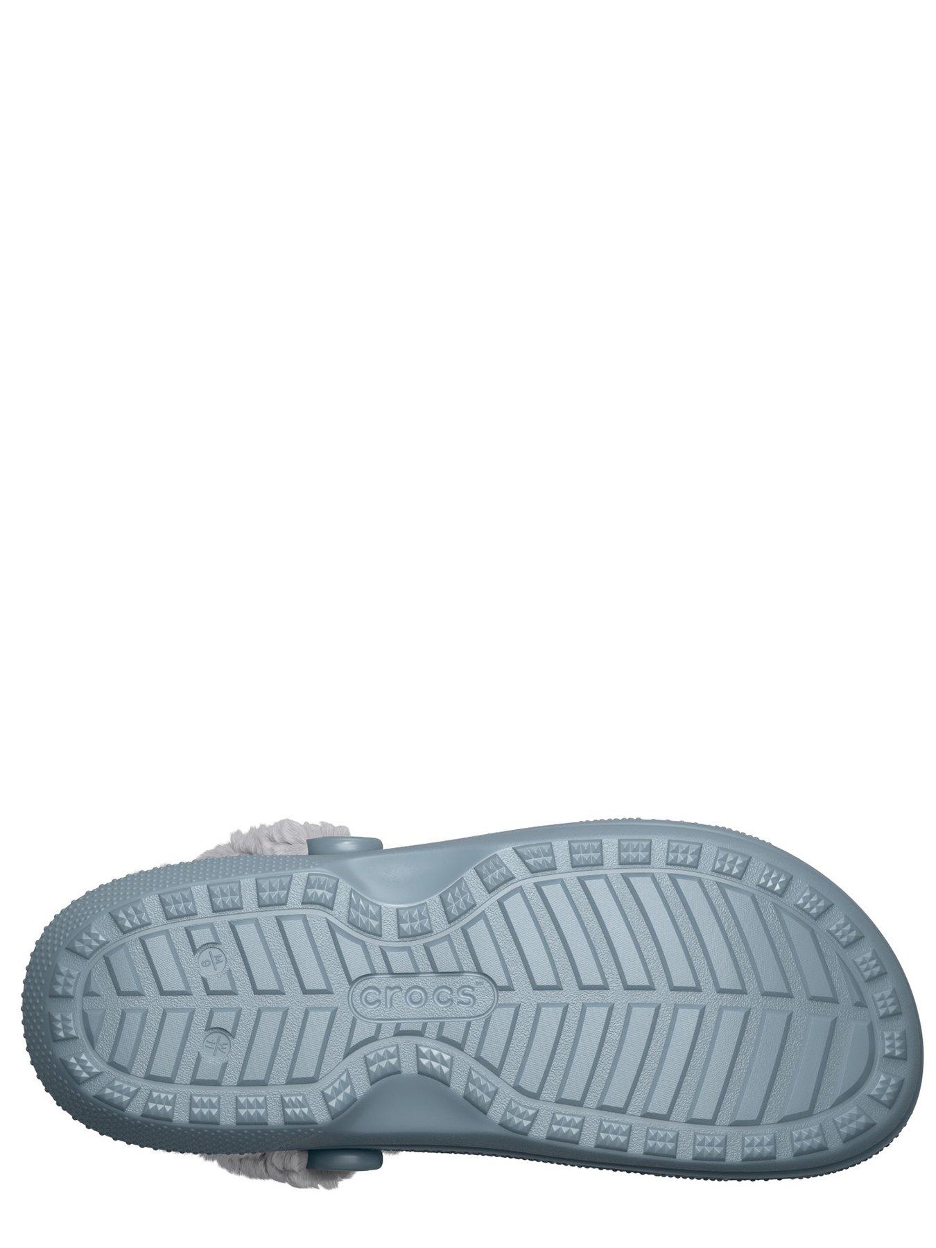  image of crocs-classic-fleece-lined-clog--concrete