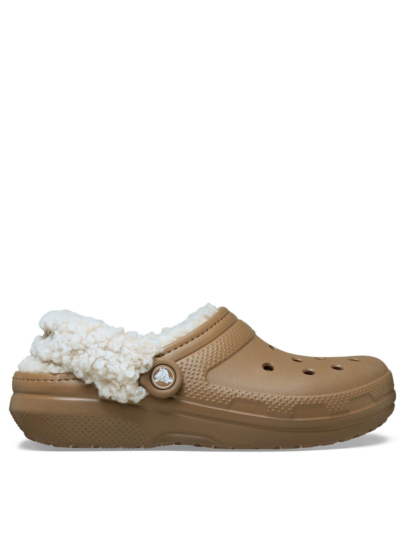 Crocs Classic Fleece Lined Clog -Sepia