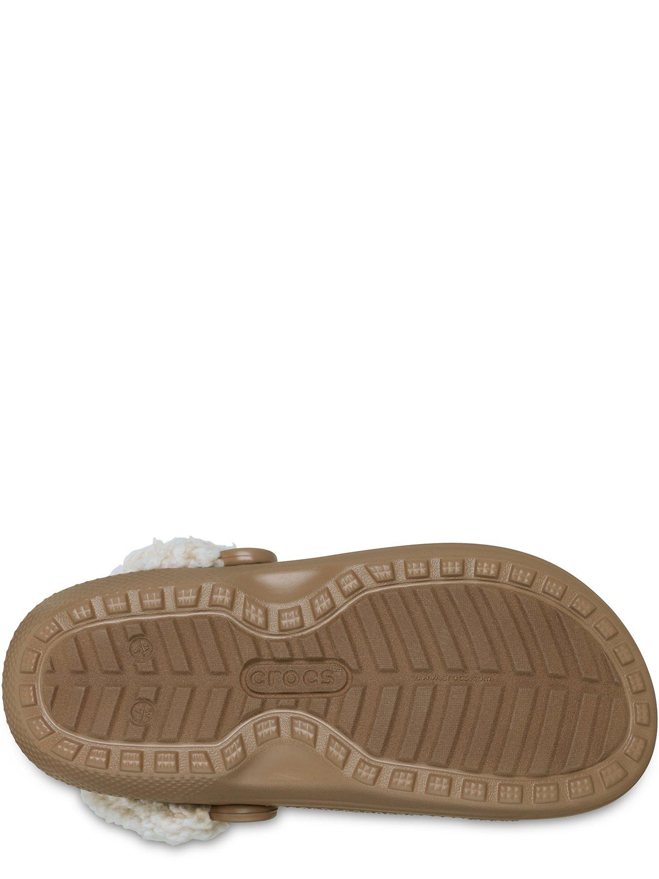  image of crocs-classic-fleece-lined-clog--sepia