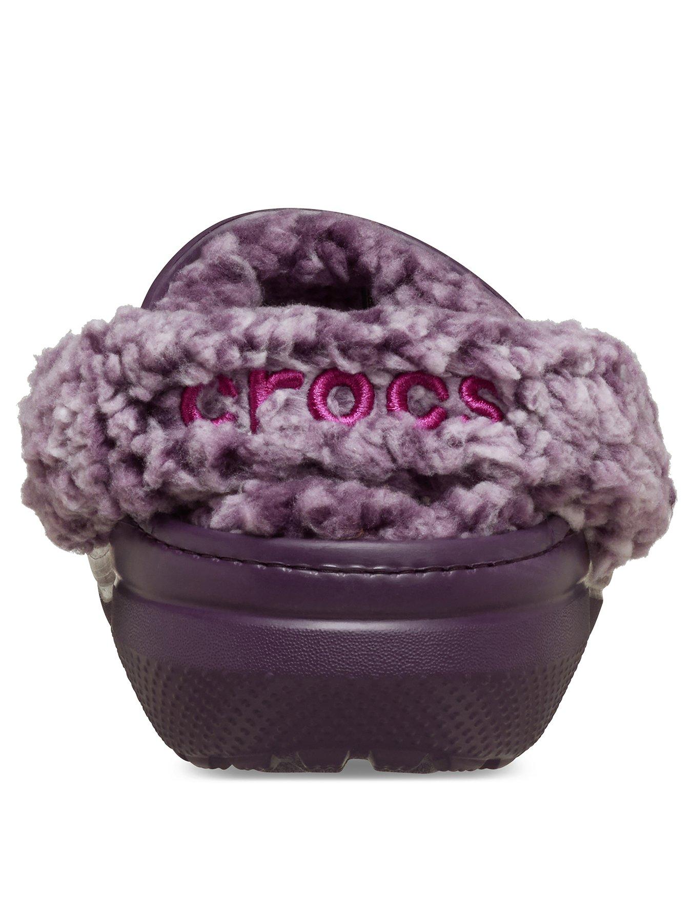 Image 3 of 6 of Crocs Classic Fleece Lined Clog -Plush Plum