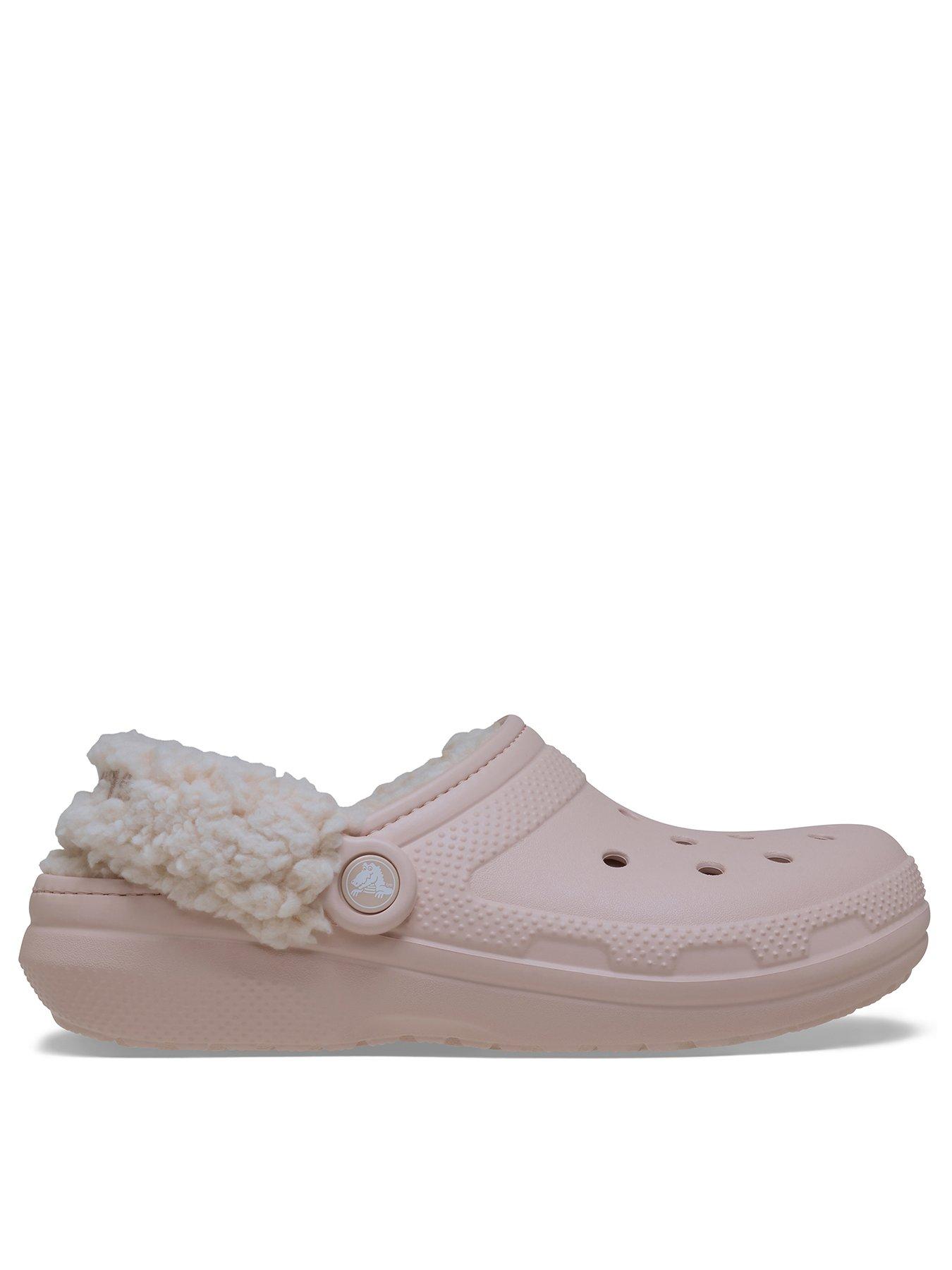  image of crocs-classic-fleece-lined-clog--quartz