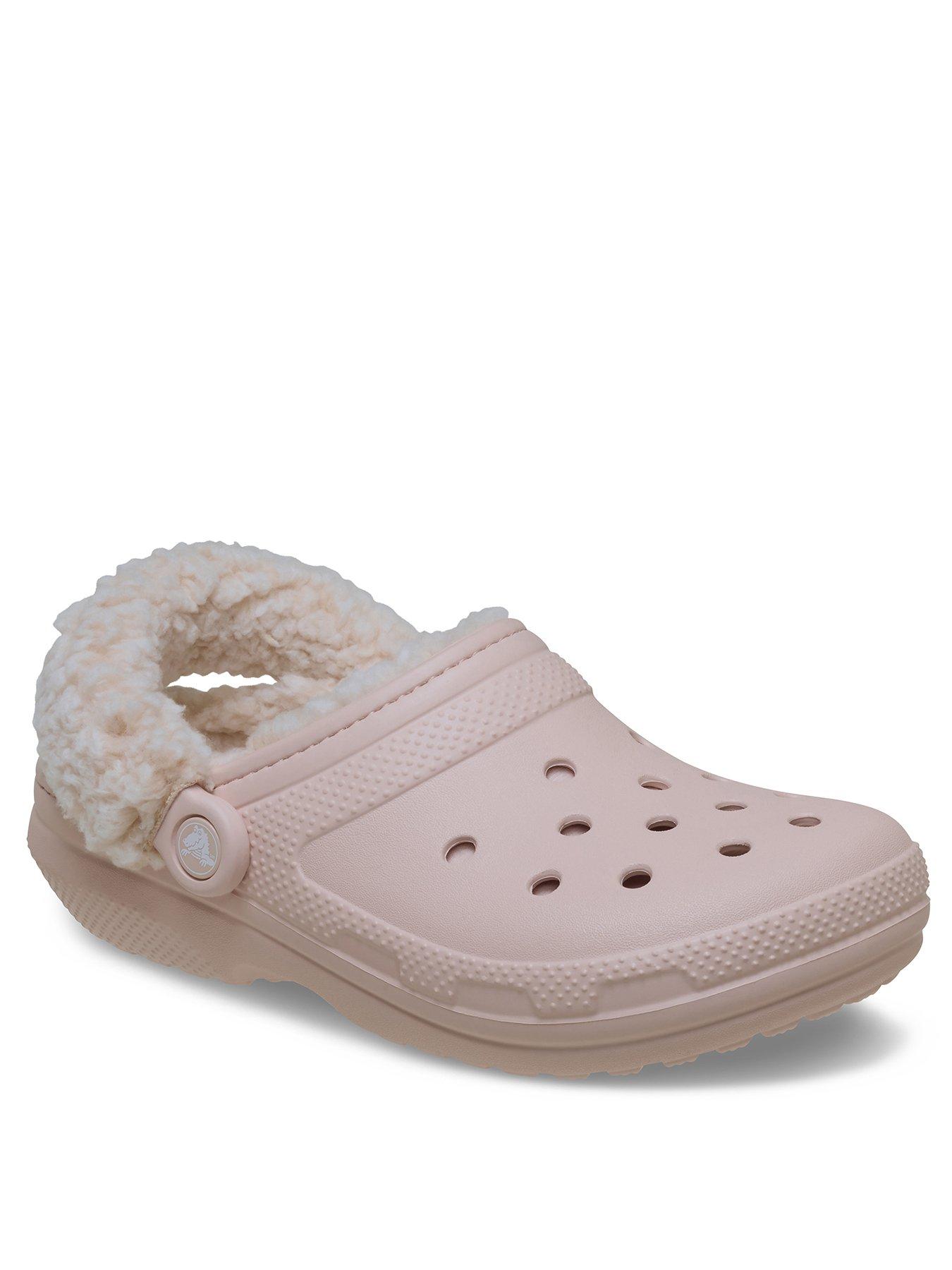  image of crocs-classic-fleece-lined-clog--quartz