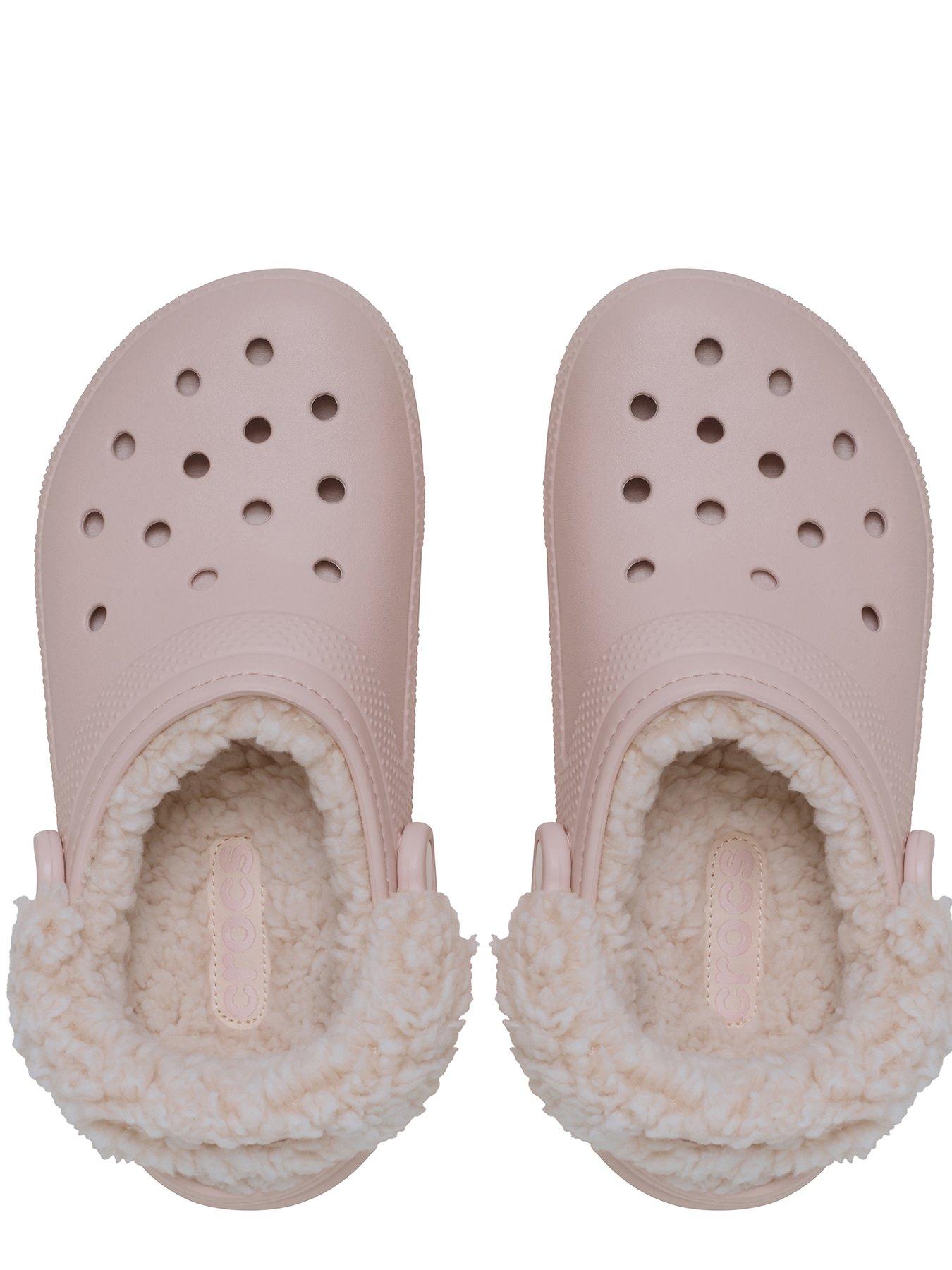  image of crocs-classic-fleece-lined-clog--quartz