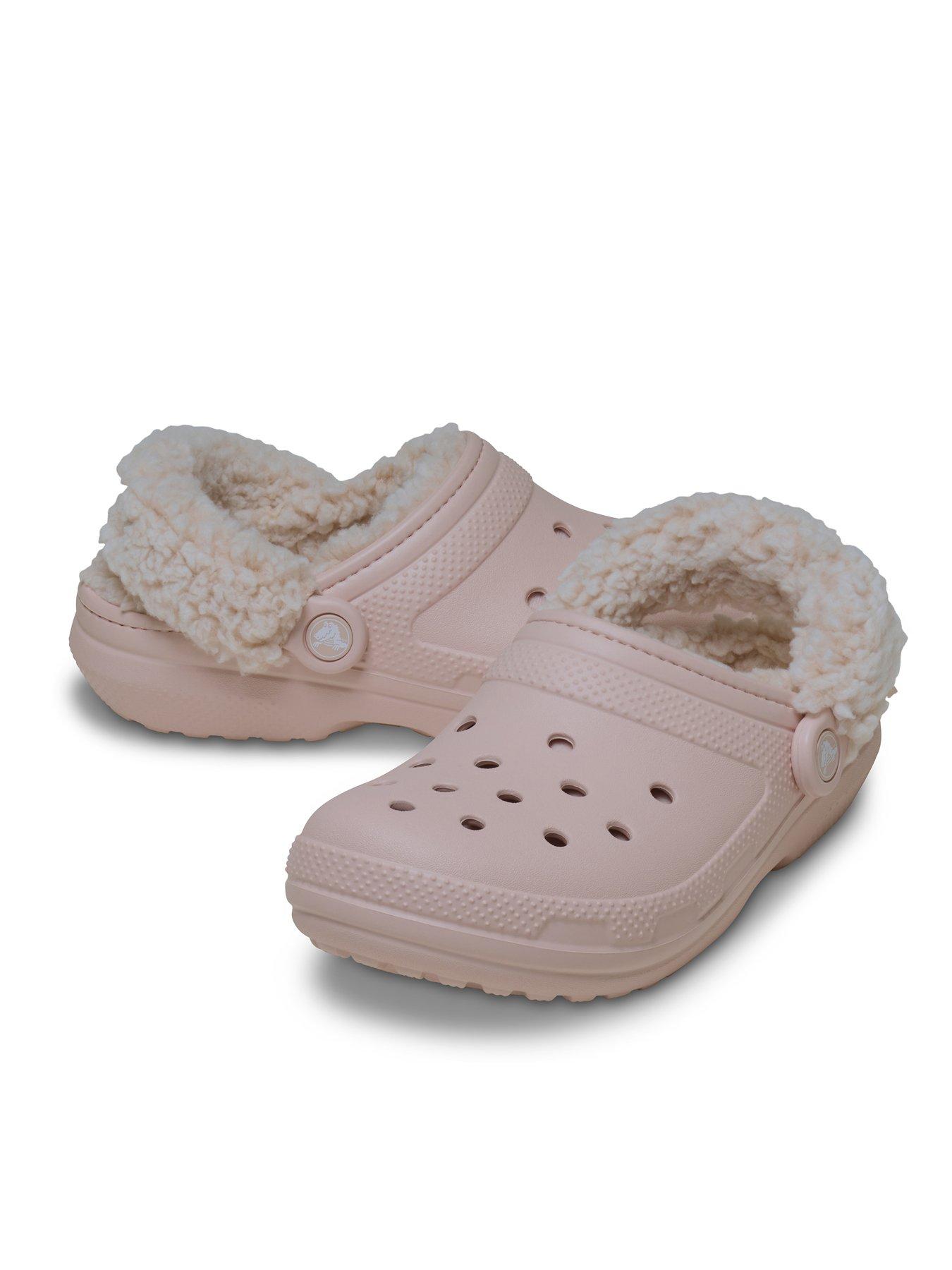  image of crocs-classic-fleece-lined-clog--quartz