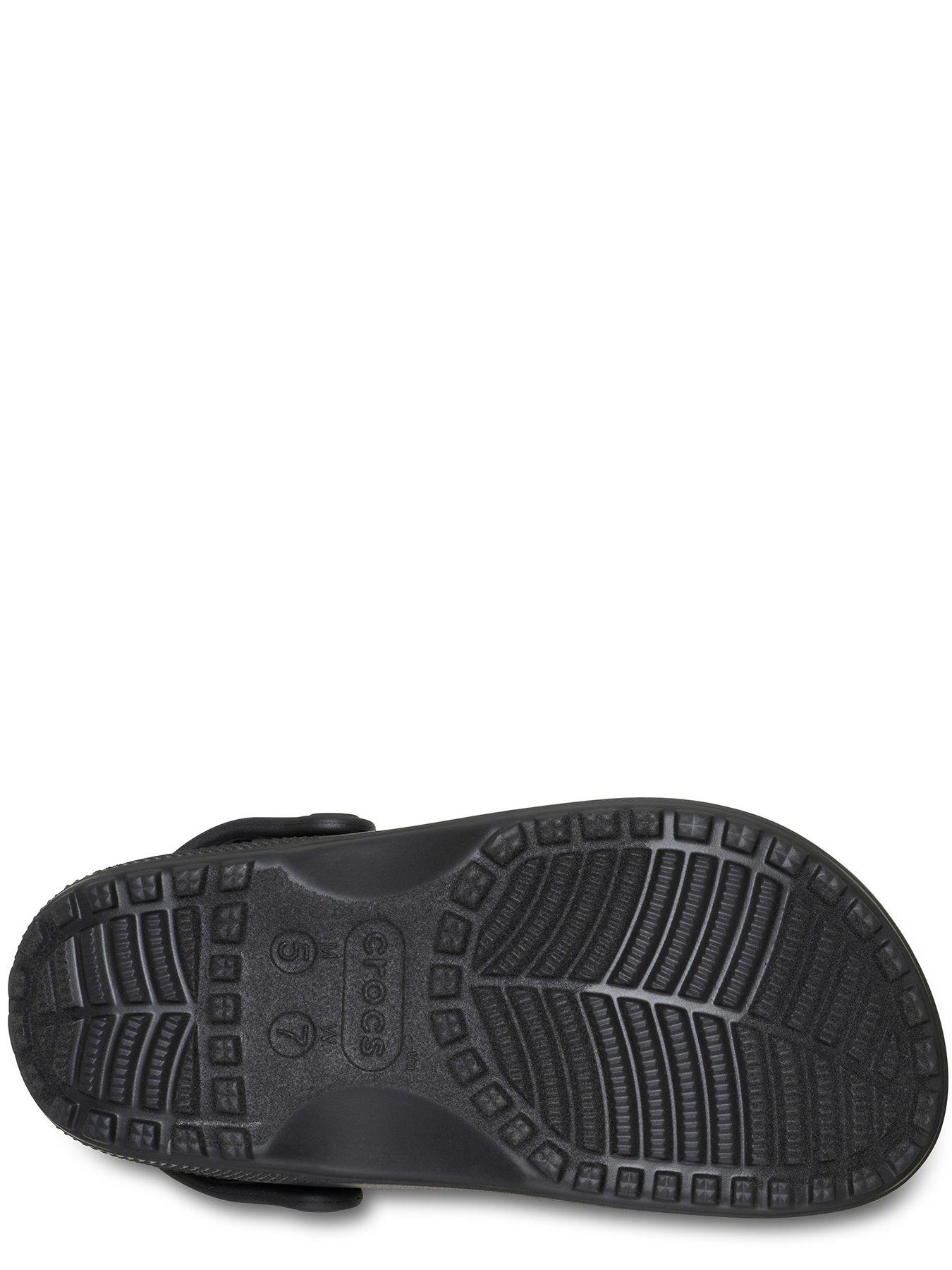  image of crocs-classic-crafted-velvet-clog-black