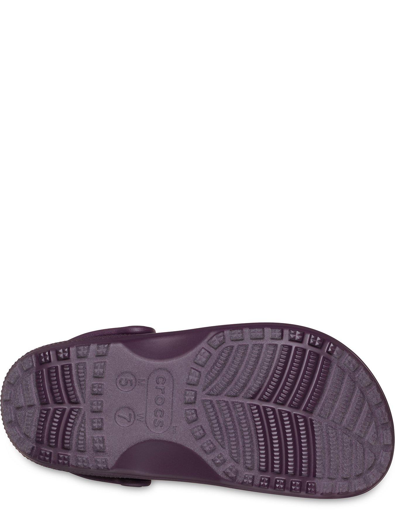  image of crocs-classic-crafted-velvet-clog-plush-plum-purple