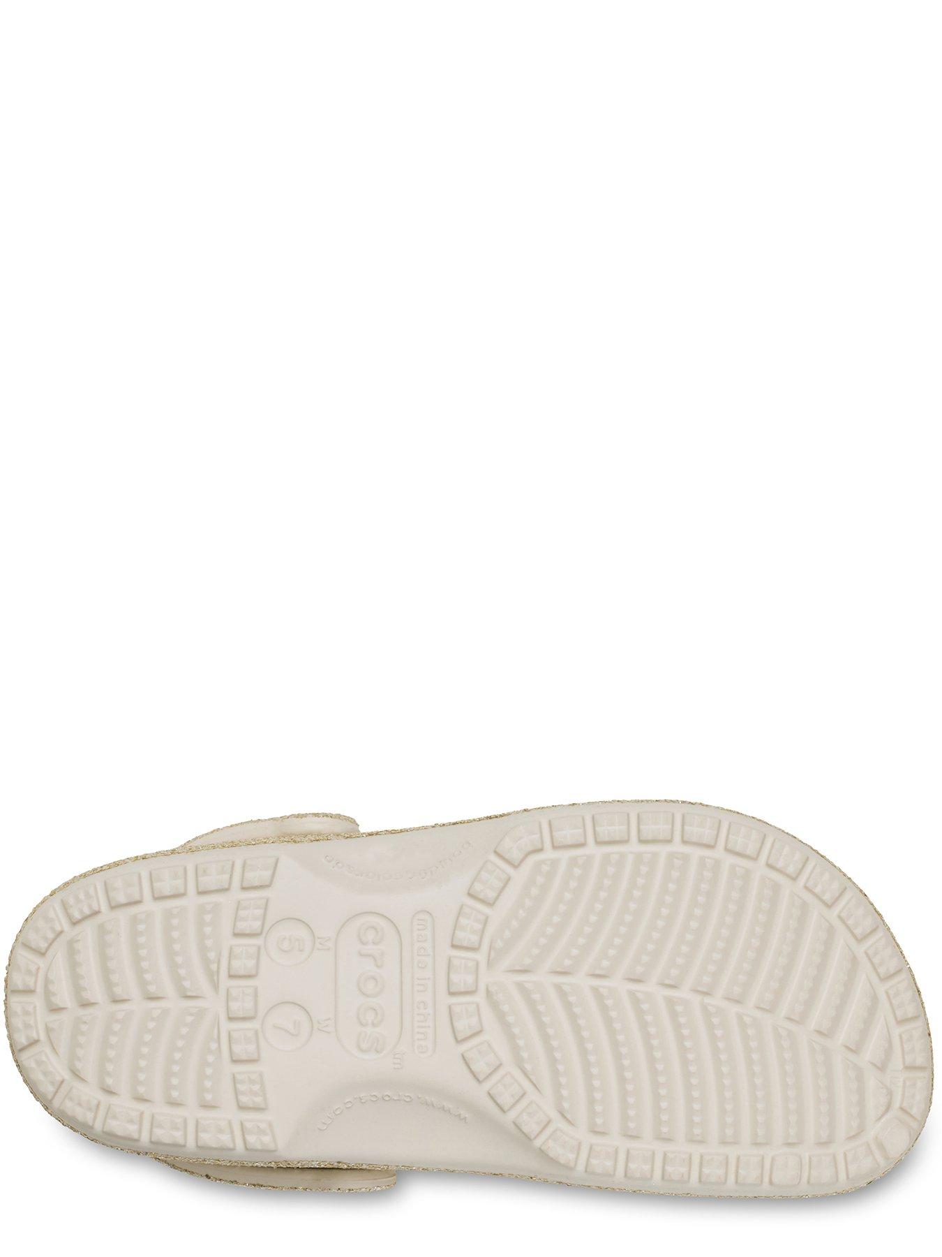  image of crocs-classic-chunky-glitter-clog-sandstone